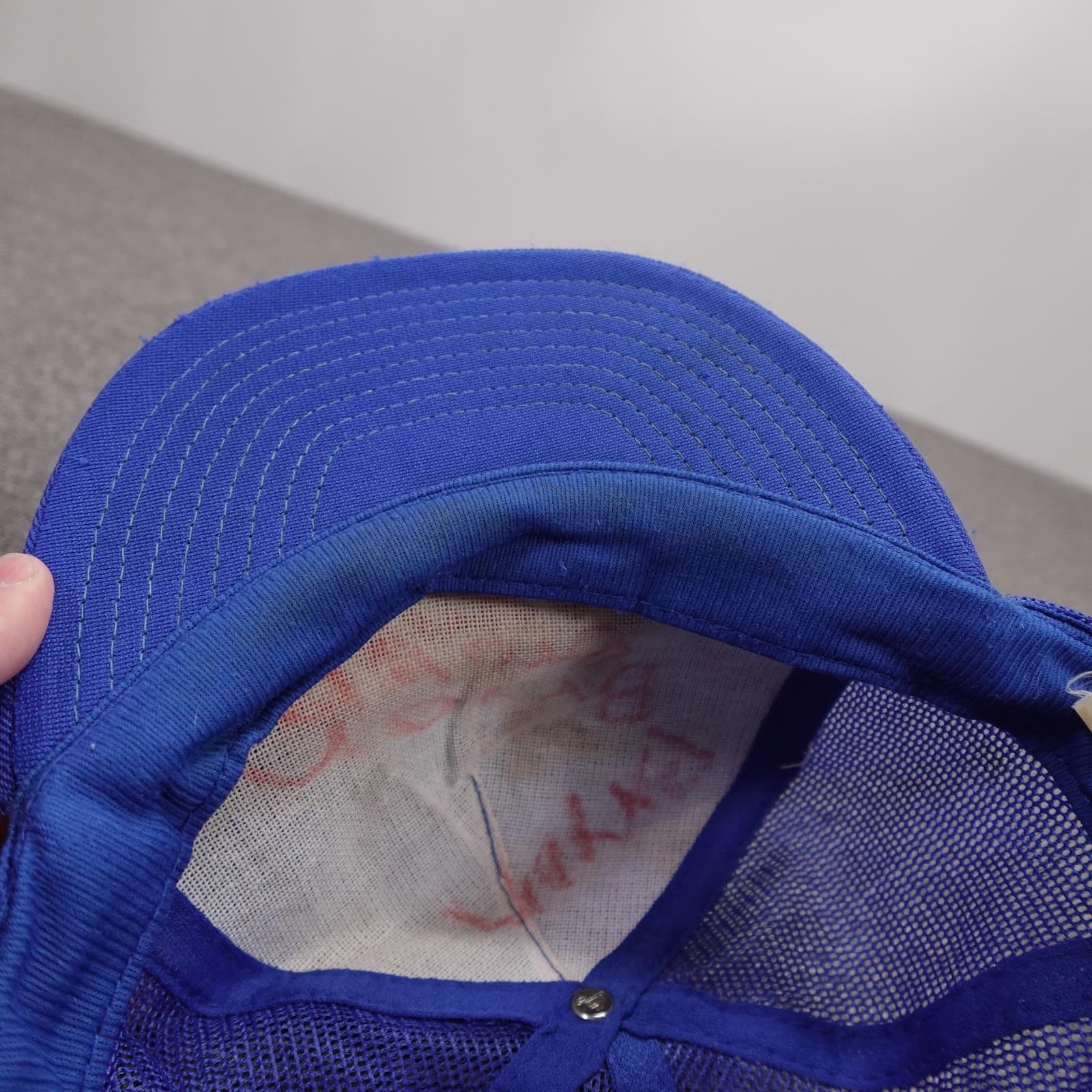 Vintage Denver Broncos Hat Cap Snap Back Mens One Size Blue NFL Football Trucker - Thumbnail 7