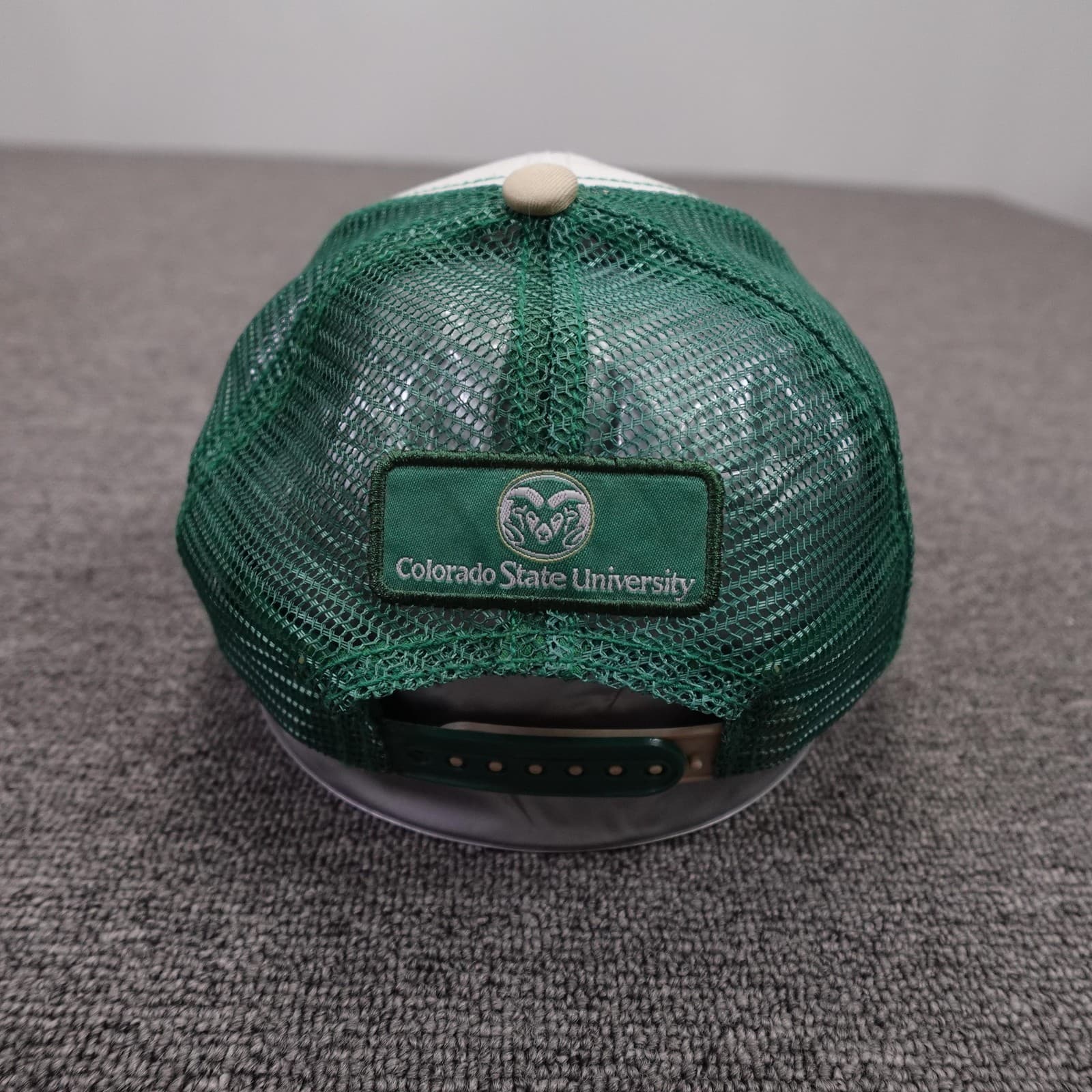 Colorado State Rams Hat Cap Snap Back Mens One Size Green Football Melonwear - Thumbnail 4