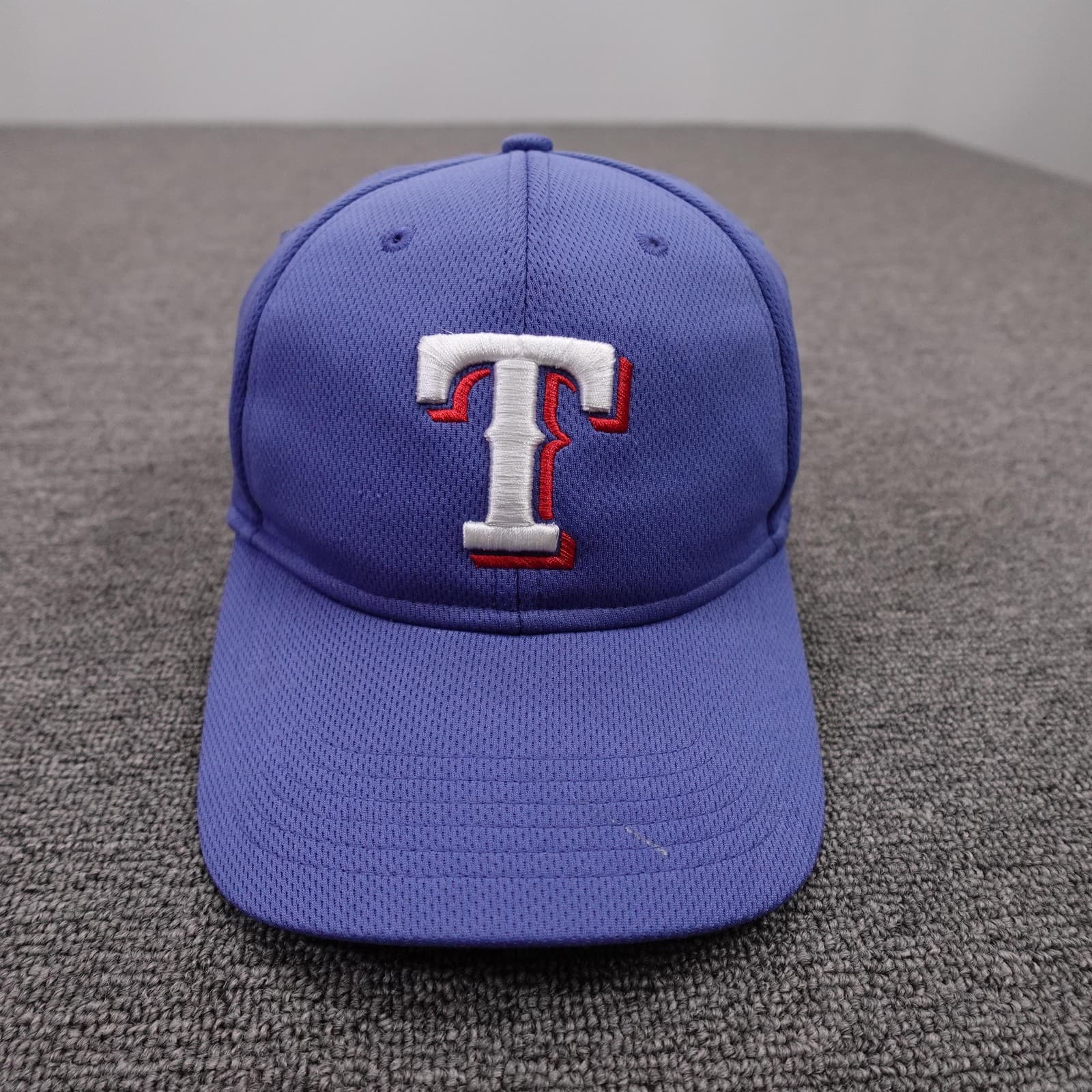 Texas Rangers Hat Cap Strap Back Mens One Size Blue MLB Baseball OC Sports