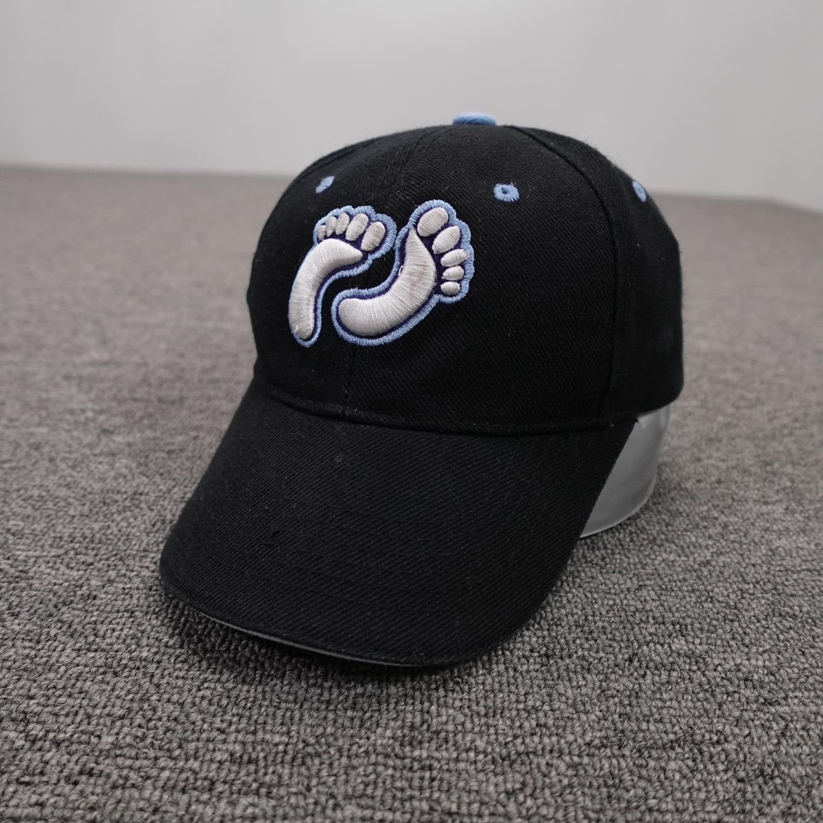 North Carolina Tar Heels Hat Cap Strap Back Youth Black Twill Embroidered Boys