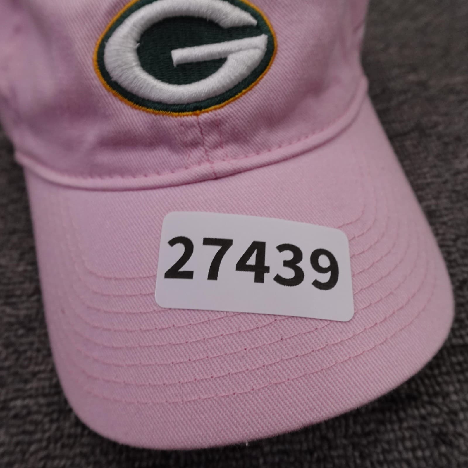 Green Bay Packers Hat Cap Strap Back Womens One Size Pink NFL Football Reebok - Thumbnail 8