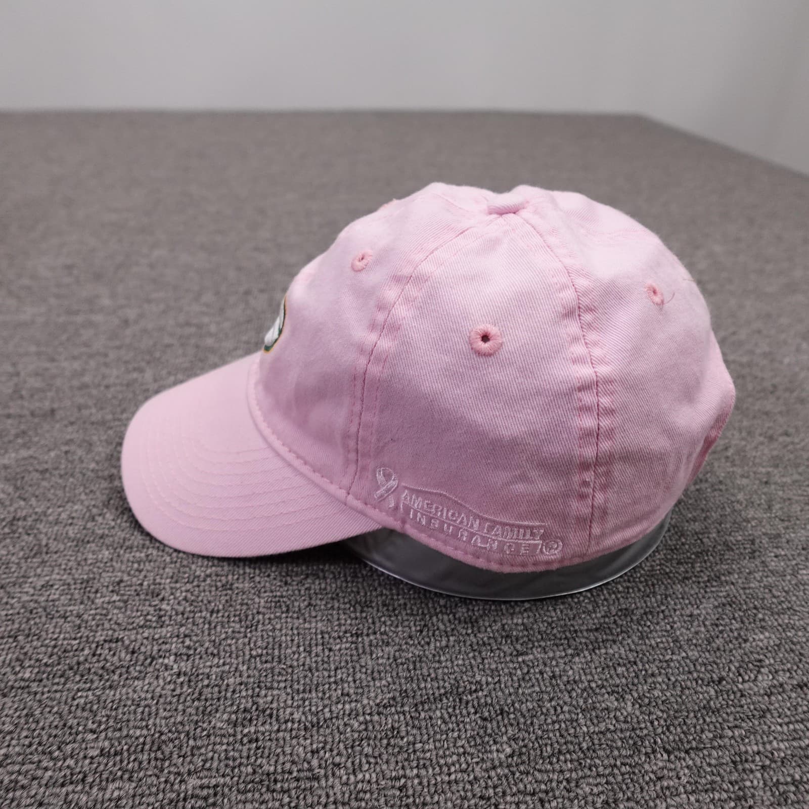 Green Bay Packers Hat Cap Strap Back Womens One Size Pink NFL Football Reebok - Thumbnail 2