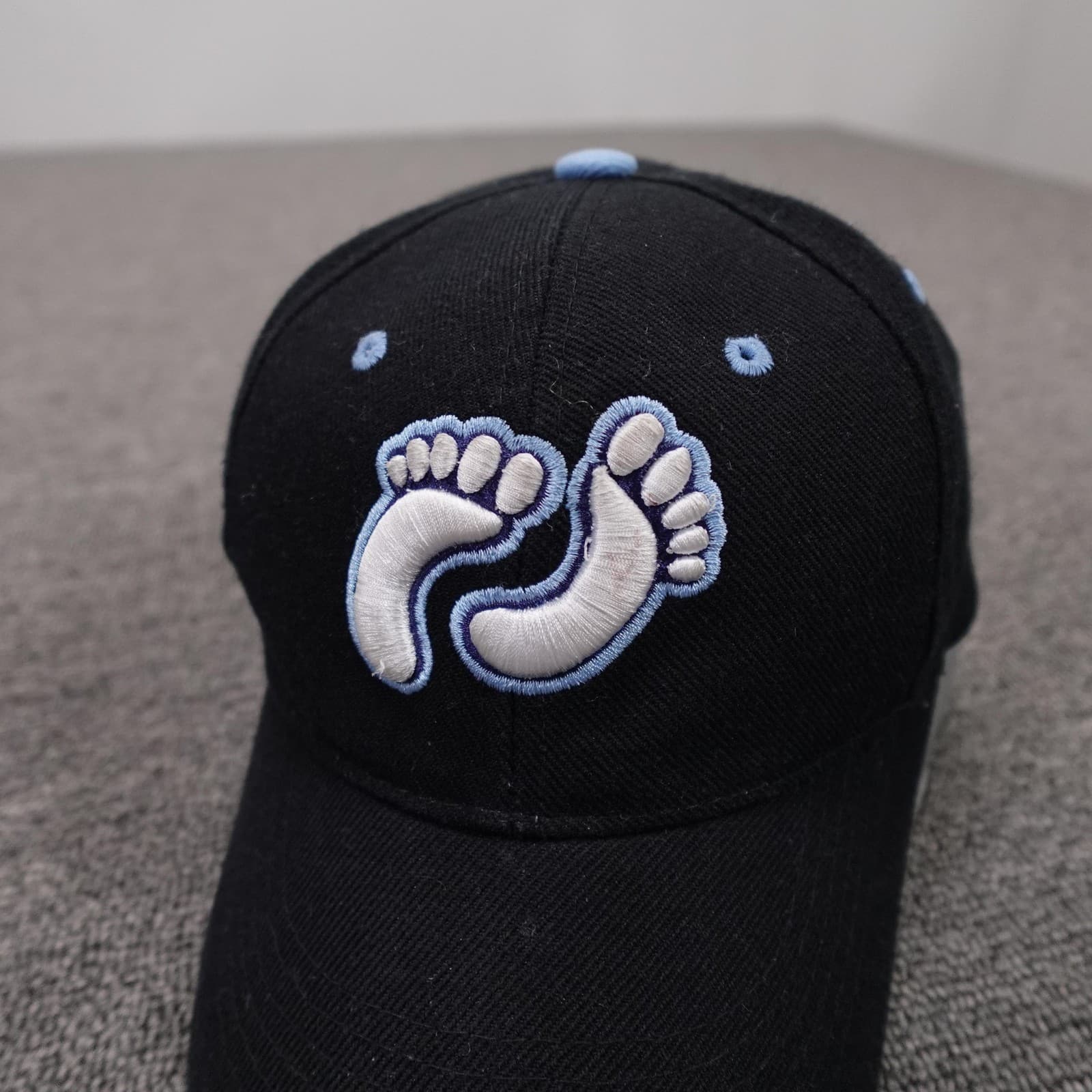 North Carolina Tar Heels Hat Cap Strap Back Youth Black Twill Embroidered Boys - Thumbnail 2