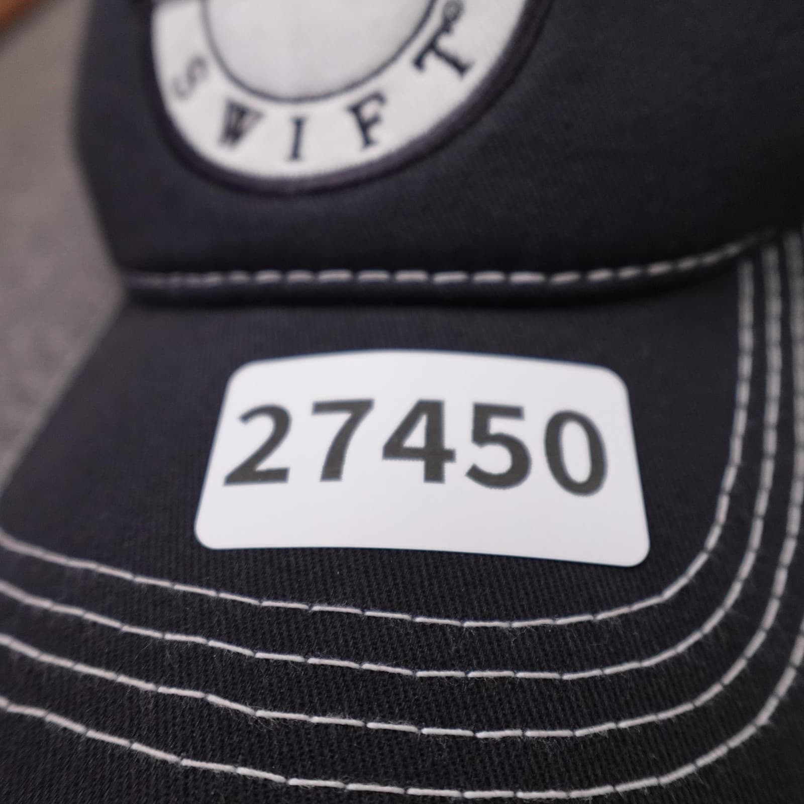 Taylor Swift 1989 Logo Trucker Hat Unisex Adjustable Black White Mesh Cap Merch - Thumbnail 9
