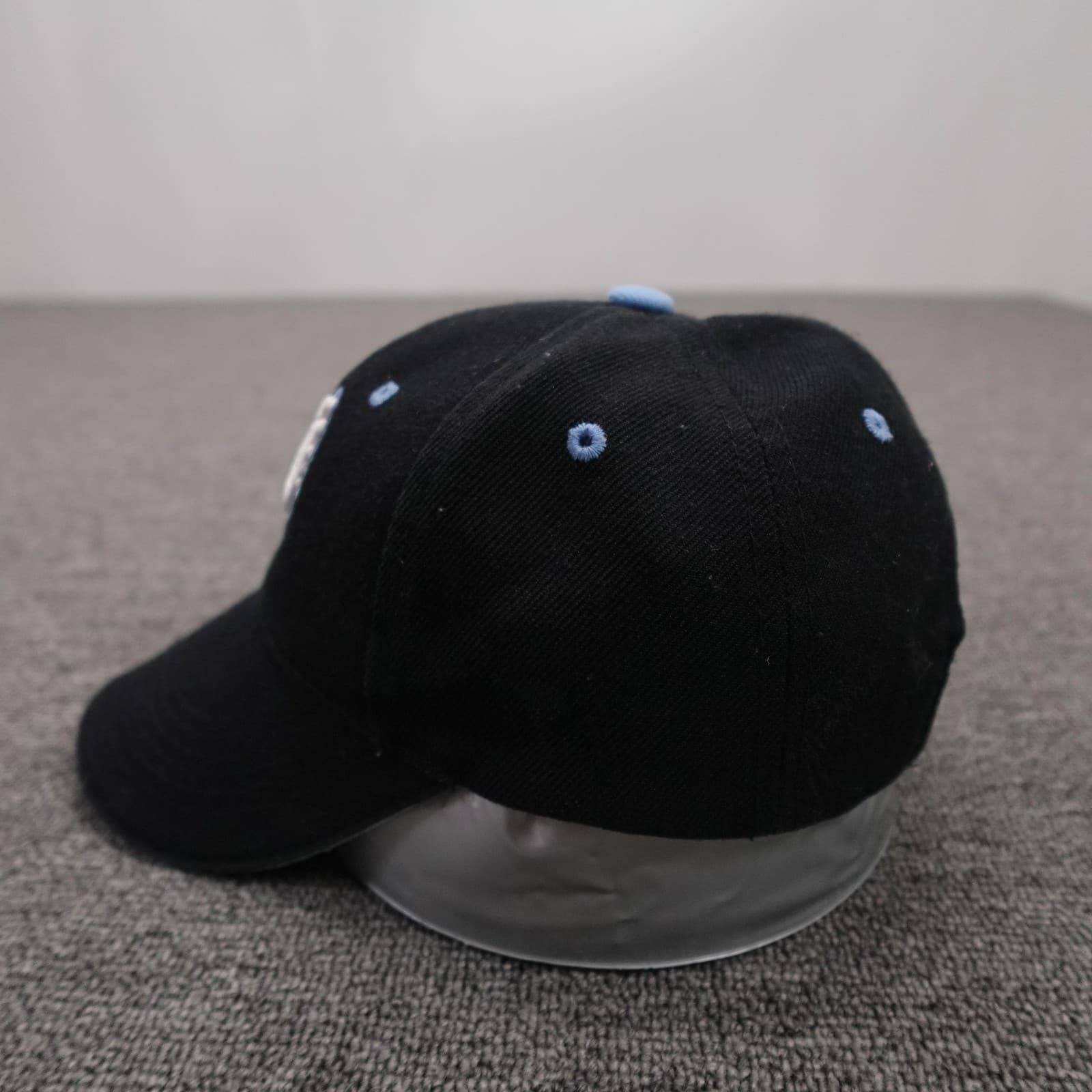North Carolina Tar Heels Hat Cap Strap Back Youth Black Twill Embroidered Boys - Thumbnail 3