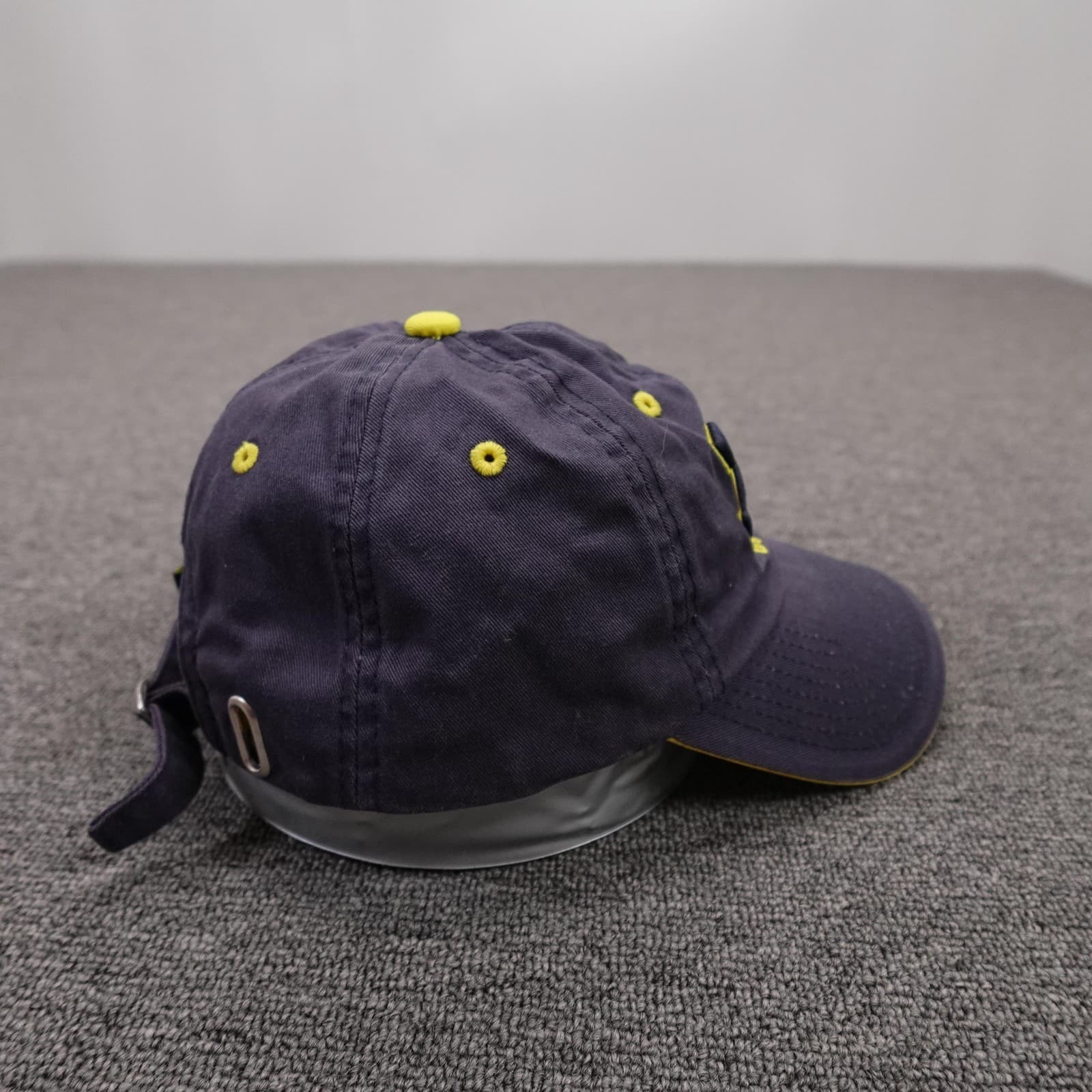 Michigan Wolverines Hat Strap Back Mens One Size Blue NCAA Football Top Of World - Thumbnail 5