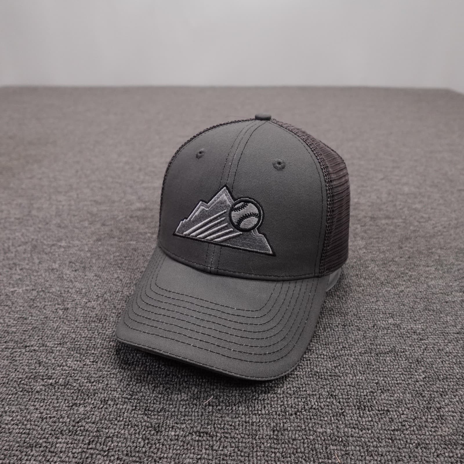 Colorado Rockies Hat Cap Snap Back Mens One Size Gray MLB Baseball Melonwear