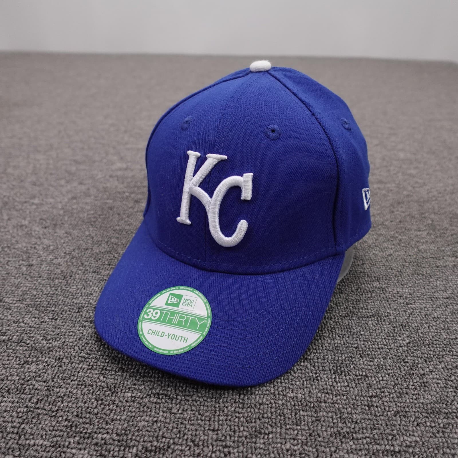 Kansas City Royals Hat Cap Fitted Boys One Size MLB Baseball 39THIRTY New Era