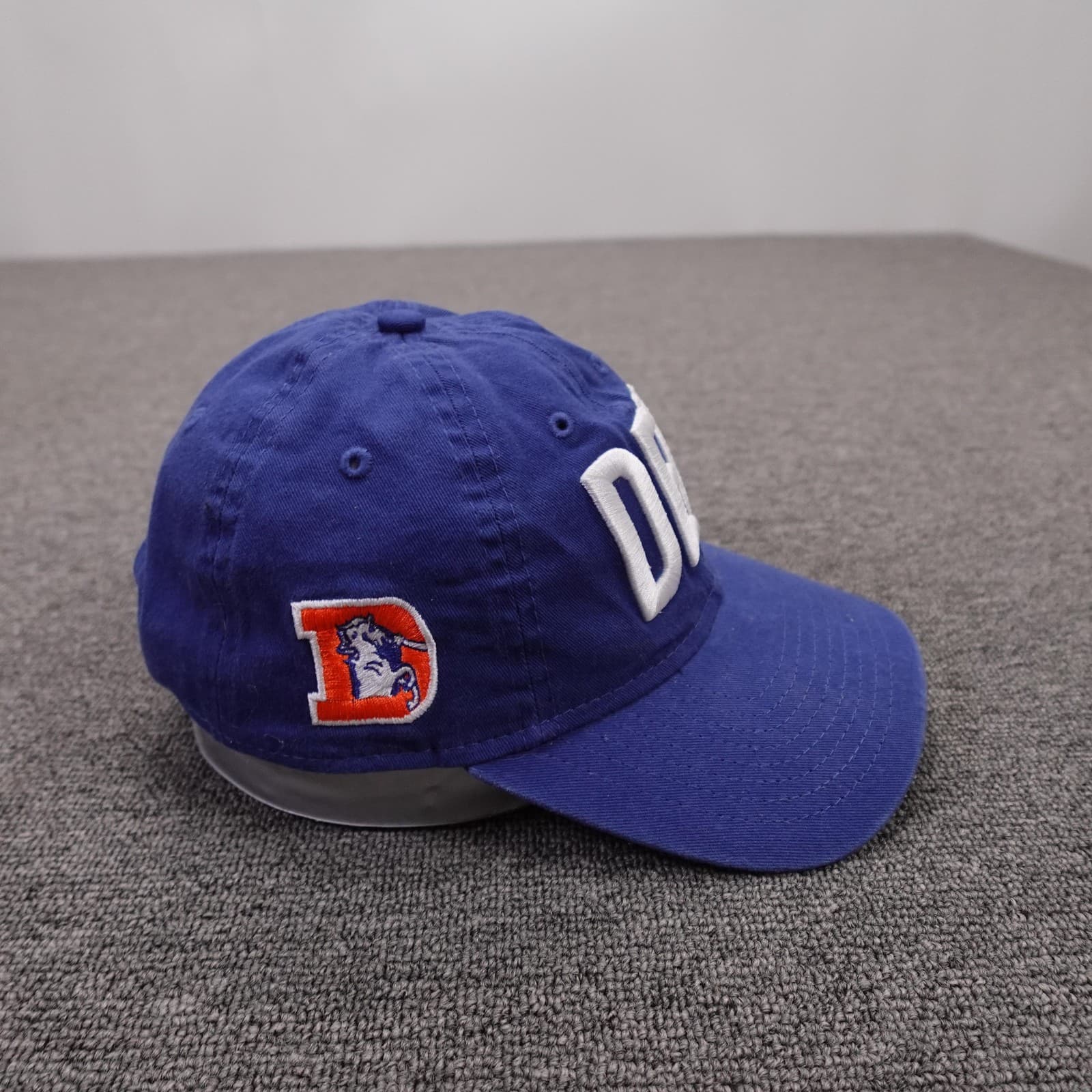 Denver Broncos Hat Cap Strap Back Womens One Size Blue NFL Football New Era - Thumbnail 5