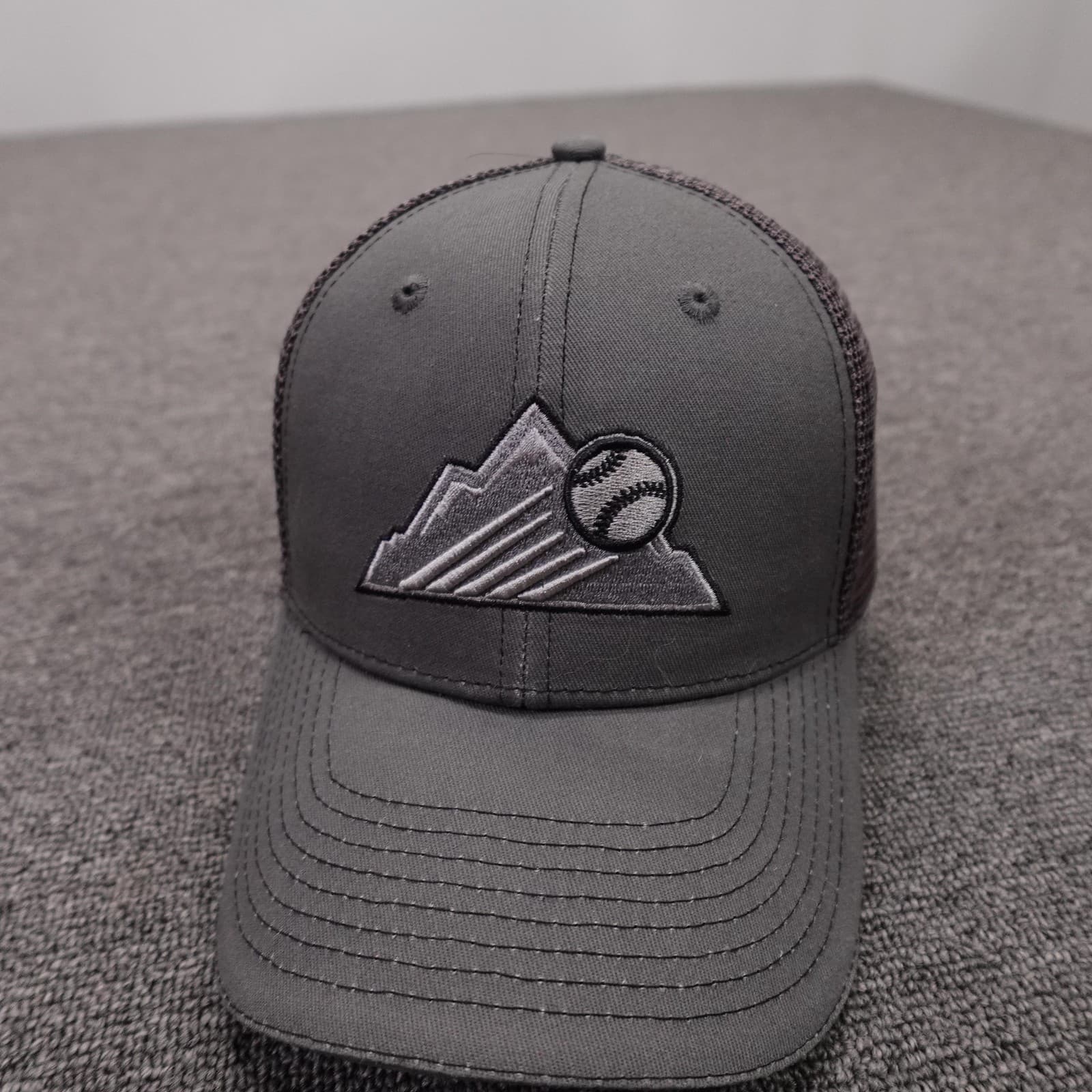 Colorado Rockies Hat Cap Snap Back Mens One Size Gray MLB Baseball Melonwear - Thumbnail 2