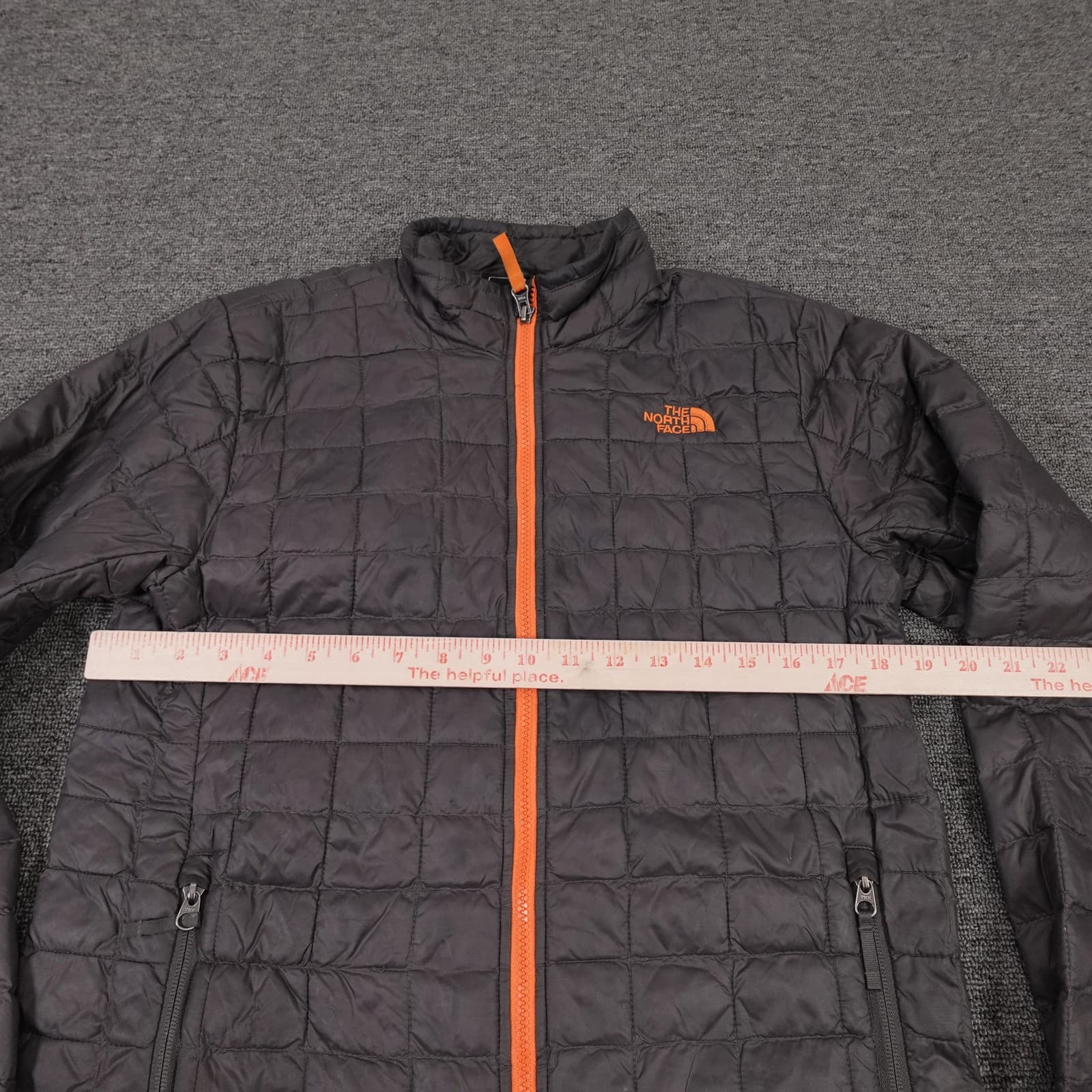 The North Face ThermoBall Jacket Boys 14-16 Gray Insulated Puffer Outdoor - Thumbnail 6