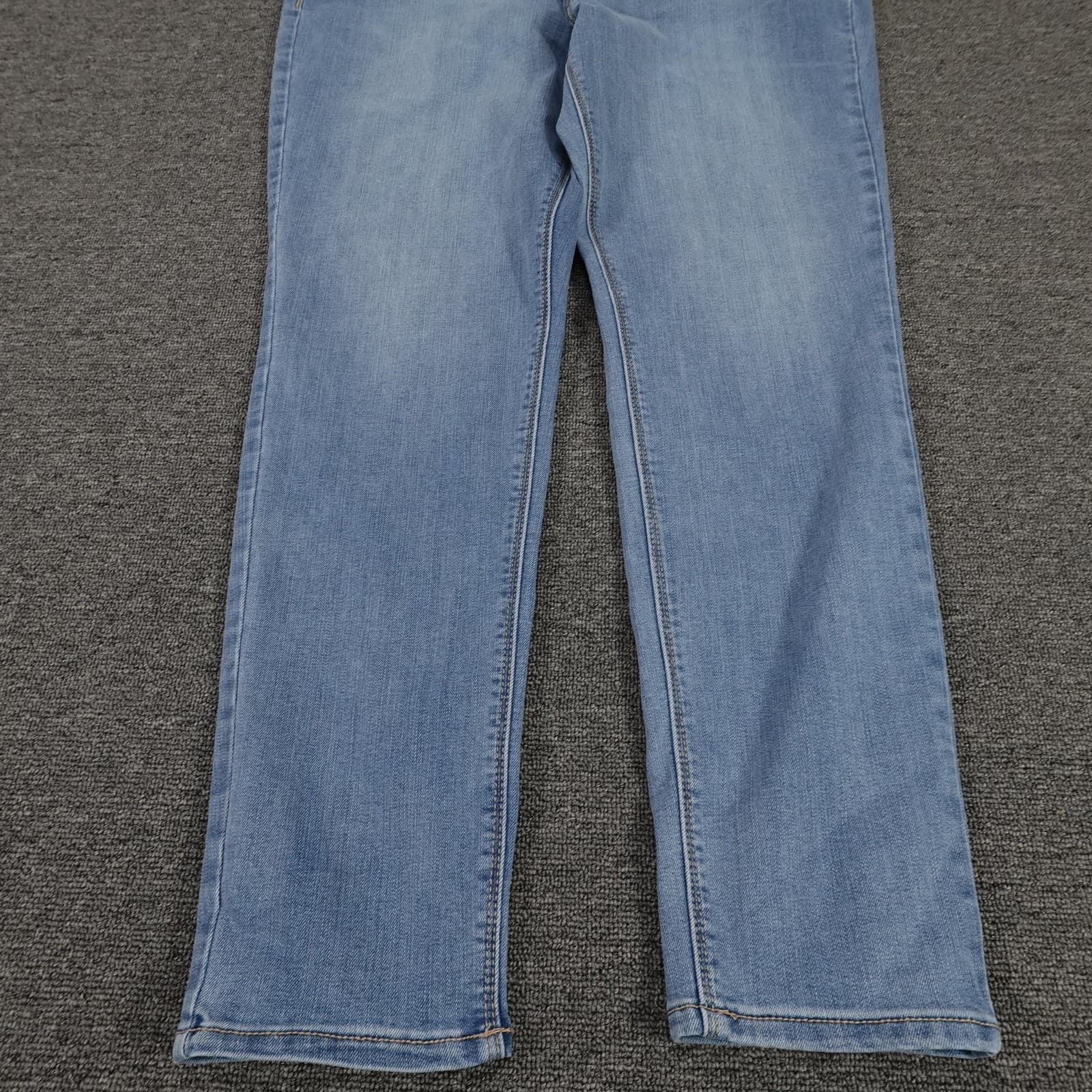 Seven7 Jeans Womens 14 Blue Light Wash Tummyless Skinny High Rise Stretch Denim - Thumbnail 2