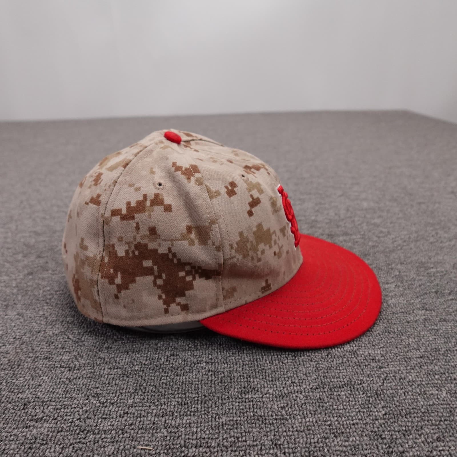 St. Louis Cardinals Hat Cap Fitted Mens 7 5/8 Camo MLB Baseball 59FIFTY New Era - Thumbnail 5