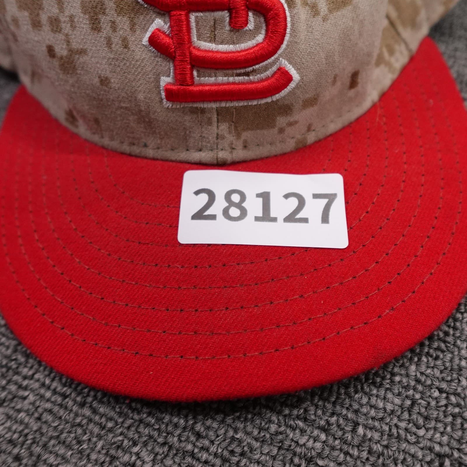 St. Louis Cardinals Hat Cap Fitted Mens 7 5/8 Camo MLB Baseball 59FIFTY New Era - Thumbnail 9