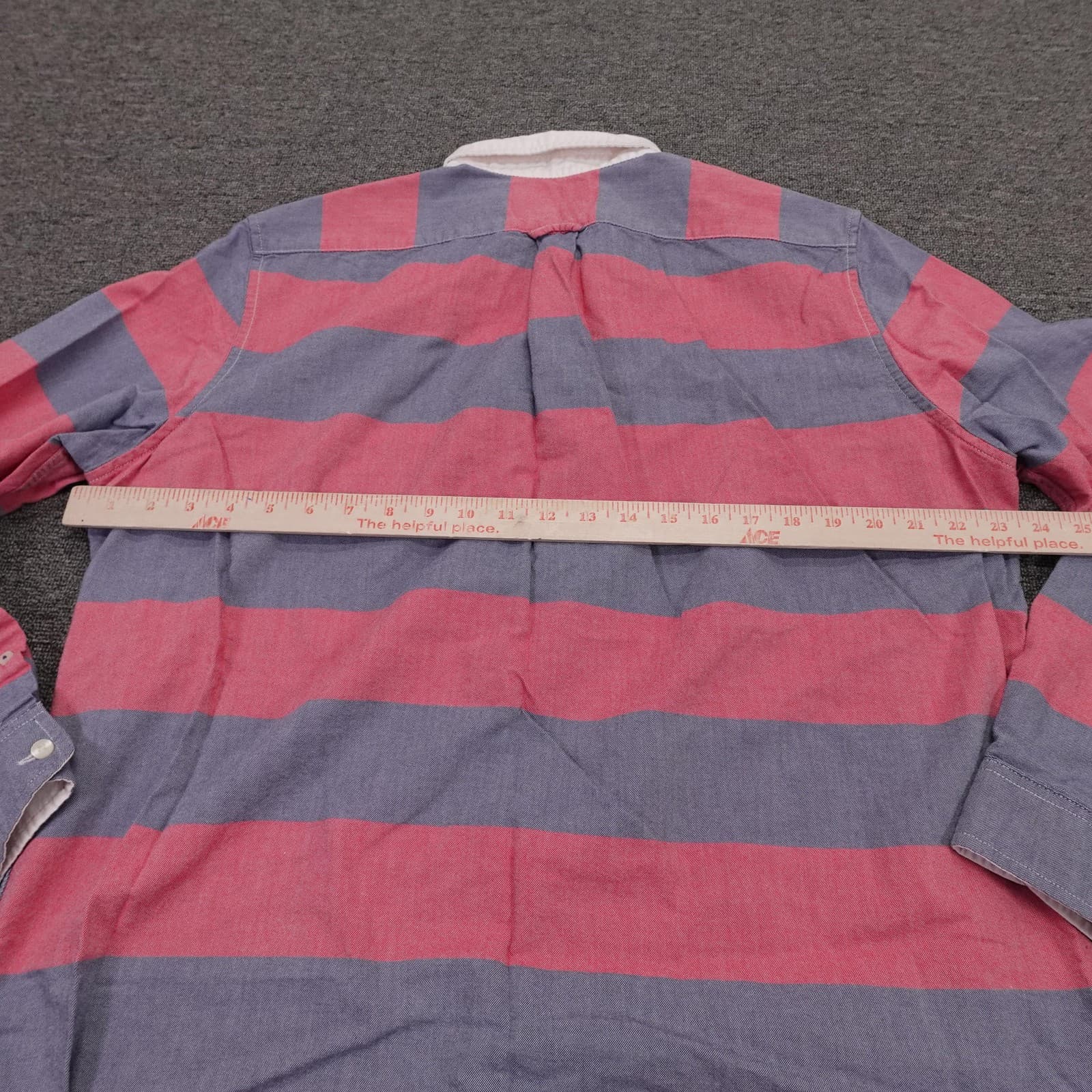 American Eagle Outfitters Shirt Mens XL Multicolor Stripe Long Sleeve Button Up - Thumbnail 4