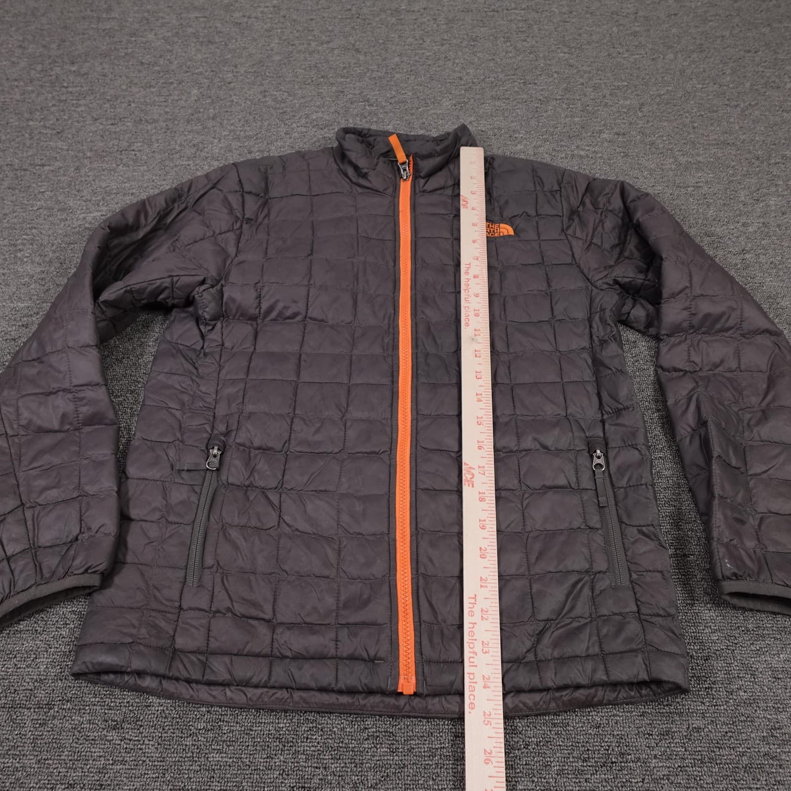 The North Face ThermoBall Jacket Boys 14-16 Gray Insulated Puffer Outdoor - Thumbnail 7