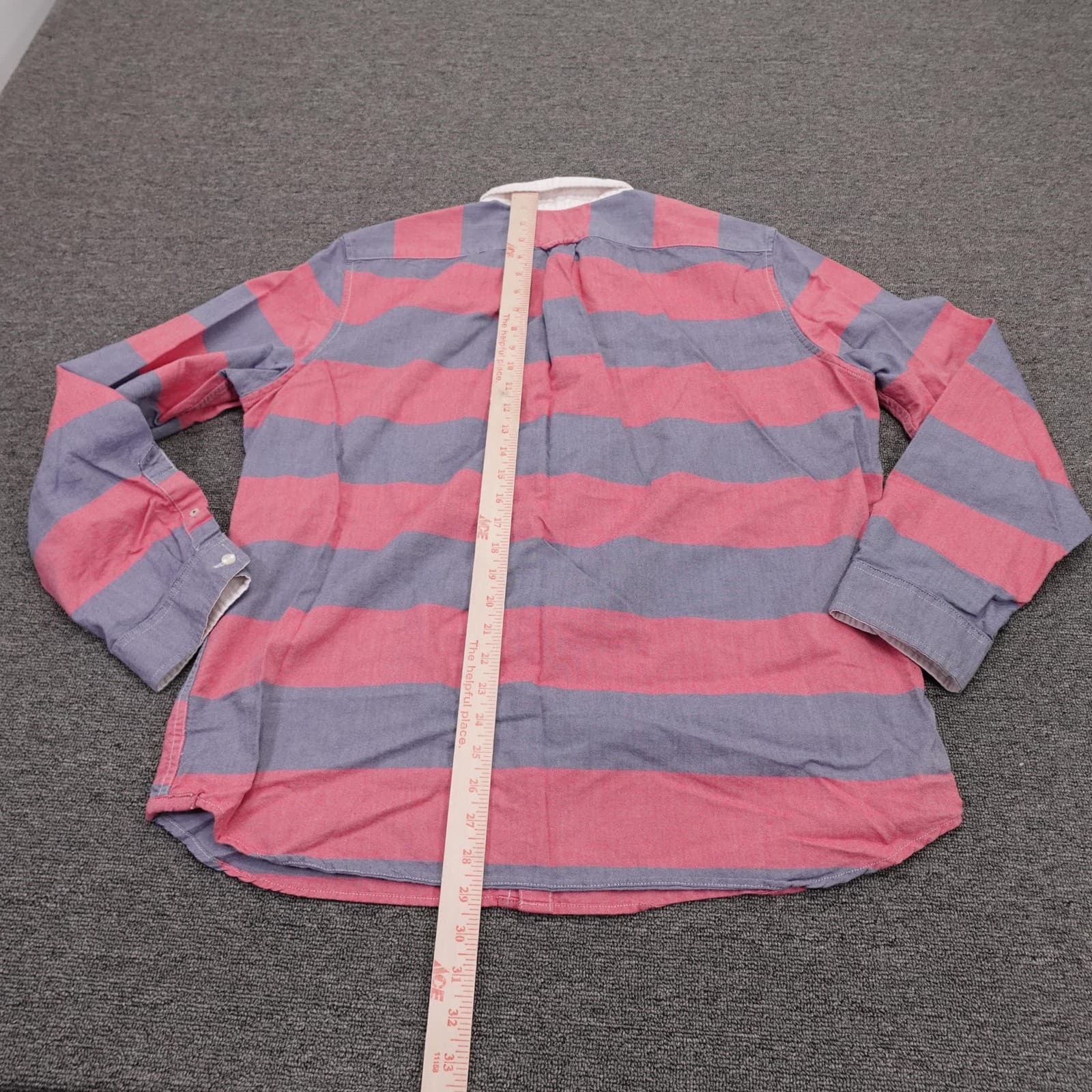 American Eagle Outfitters Shirt Mens XL Multicolor Stripe Long Sleeve Button Up - Thumbnail 5