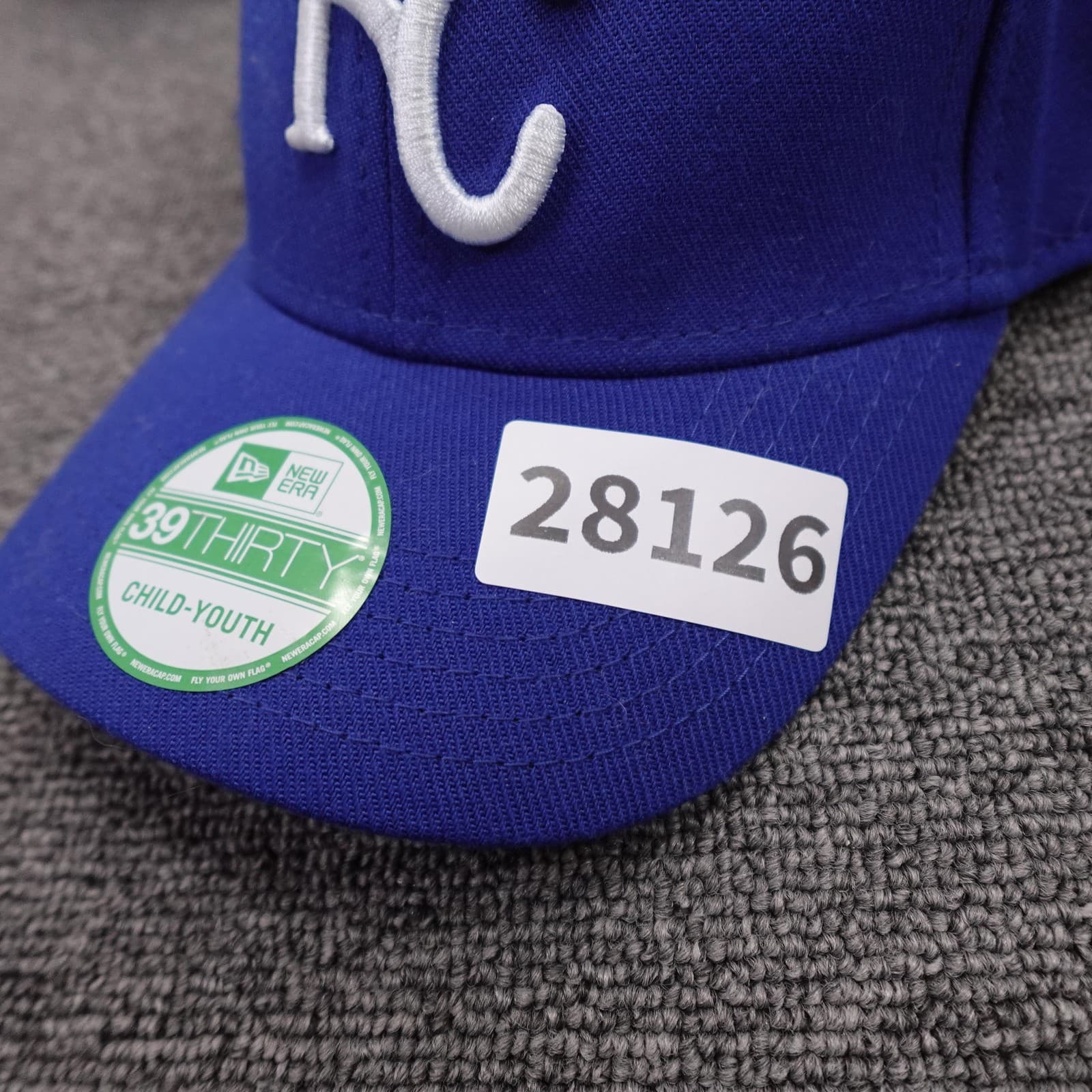 Kansas City Royals Hat Cap Fitted Boys One Size MLB Baseball 39THIRTY New Era - Thumbnail 9