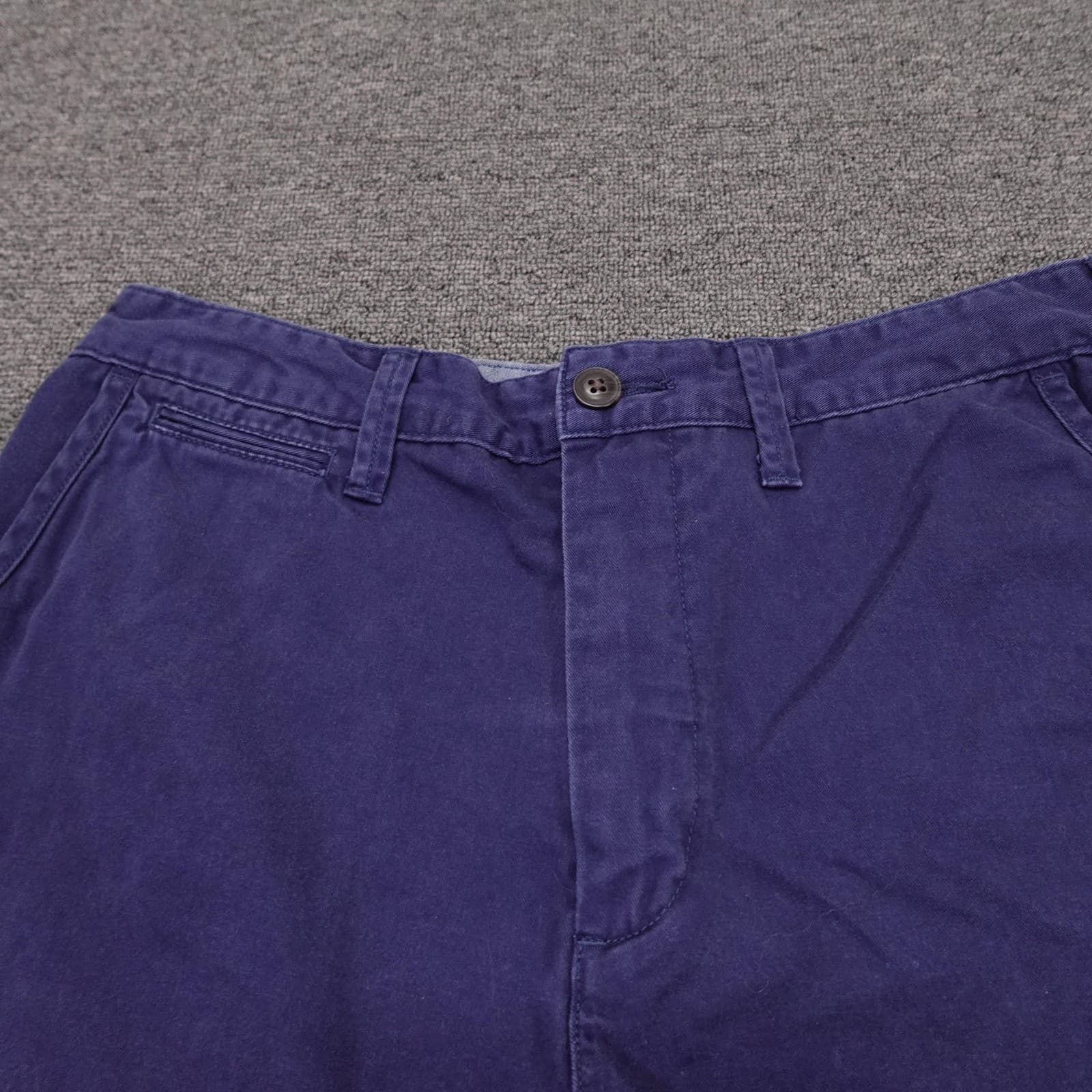 Polo Ralph Lauren Shorts Mens 32 Blue Chino Relaxed Fit 11 Inseam Cotton Casual - Thumbnail 2