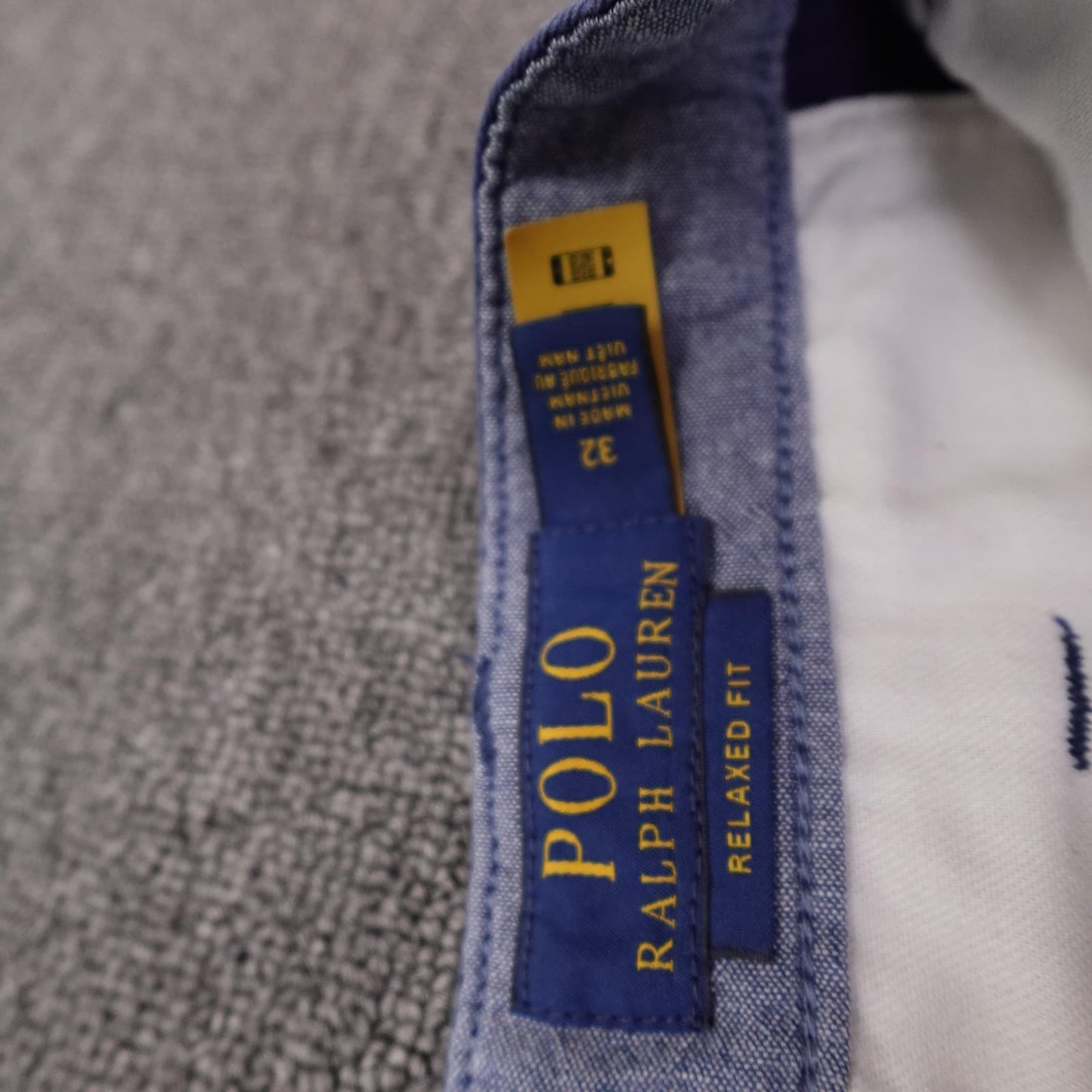 Polo Ralph Lauren Shorts Mens 32 Blue Chino Relaxed Fit 11 Inseam Cotton Casual - Thumbnail 3