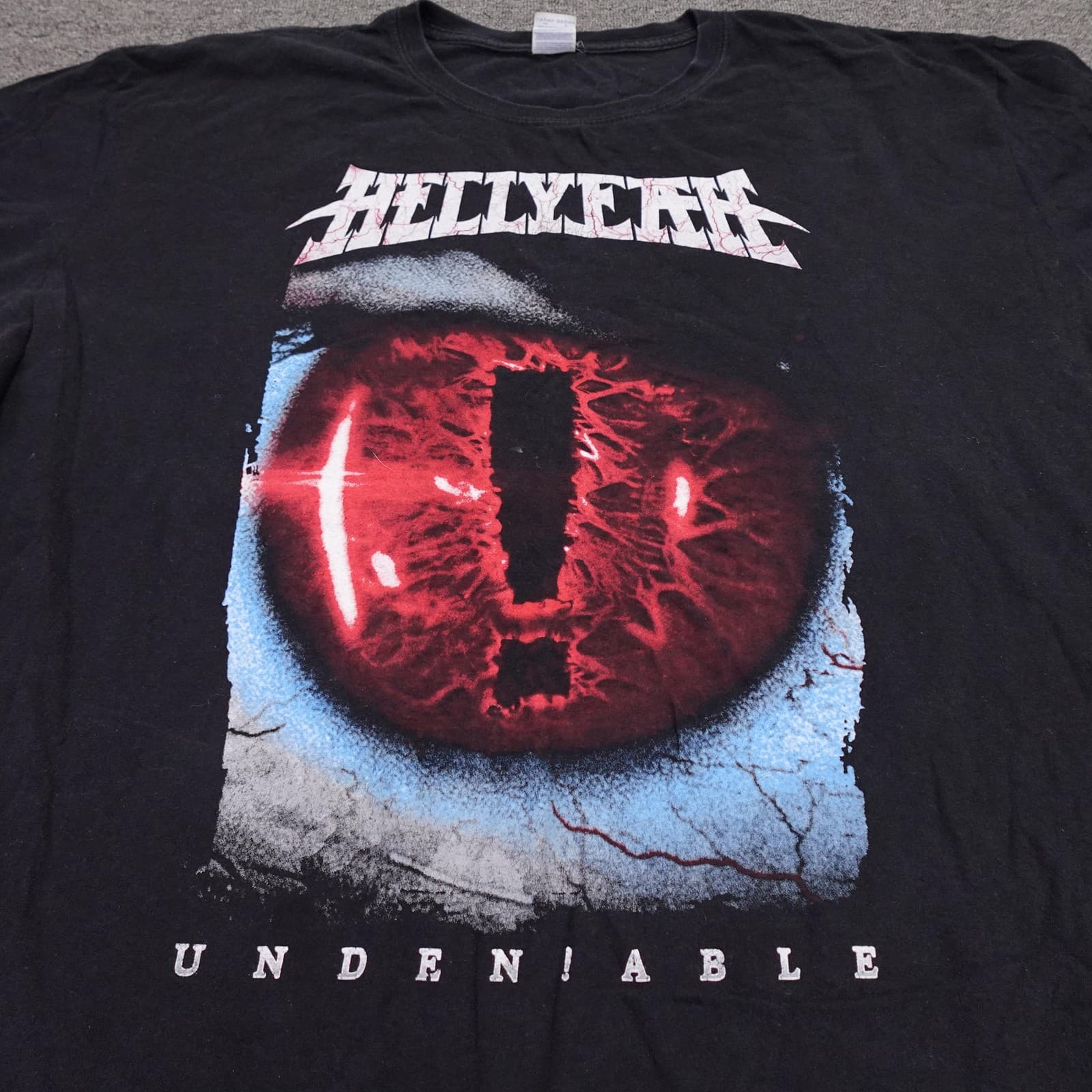 Hellyeah Gildan Shirt Mens 2XL Black Unden!able Forged In Fire Tour Tee - Thumbnail 2