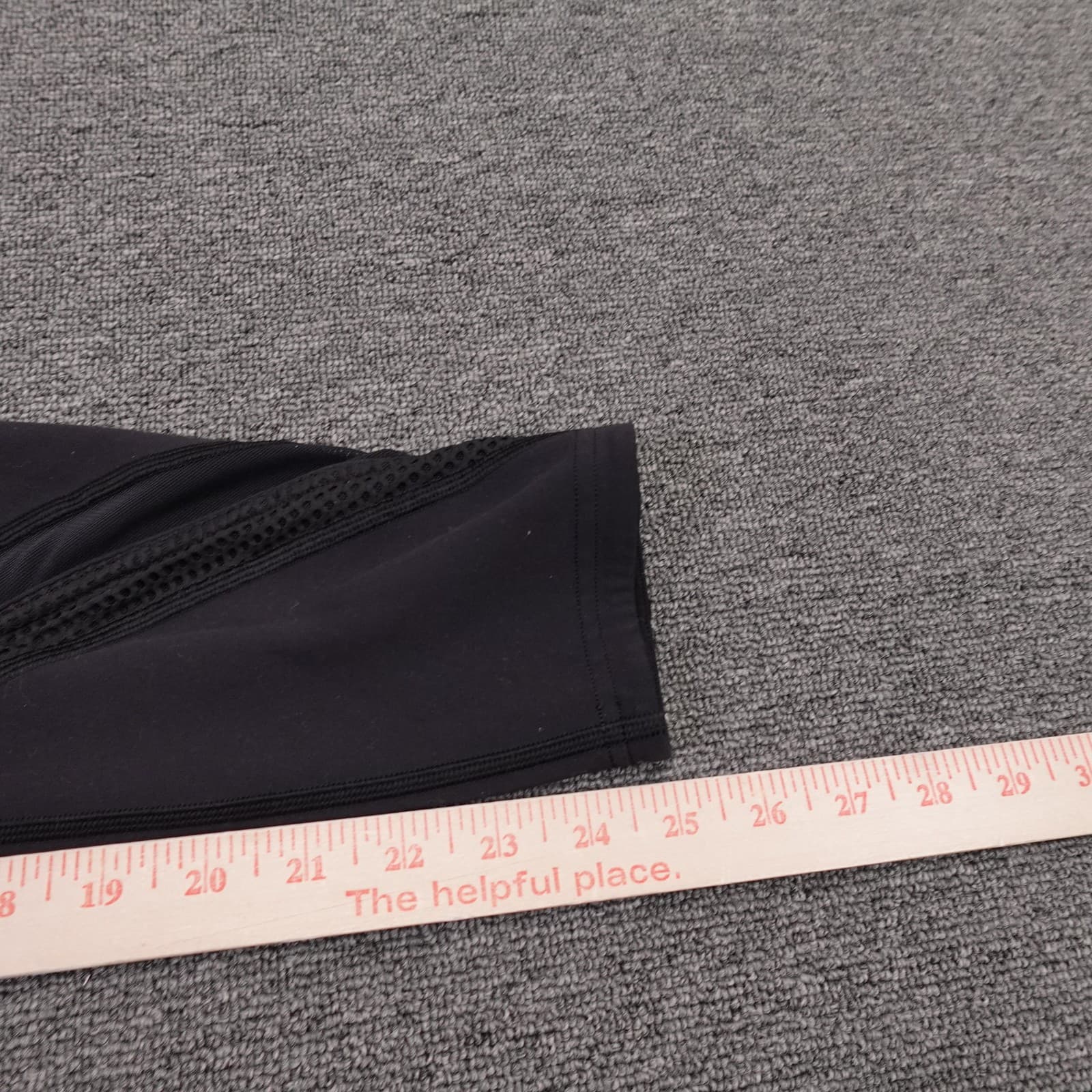 Lululemon Leggings Womens 6 Black High Rise Mesh Panel Ankle 25 Yoga Athletic - Thumbnail 9