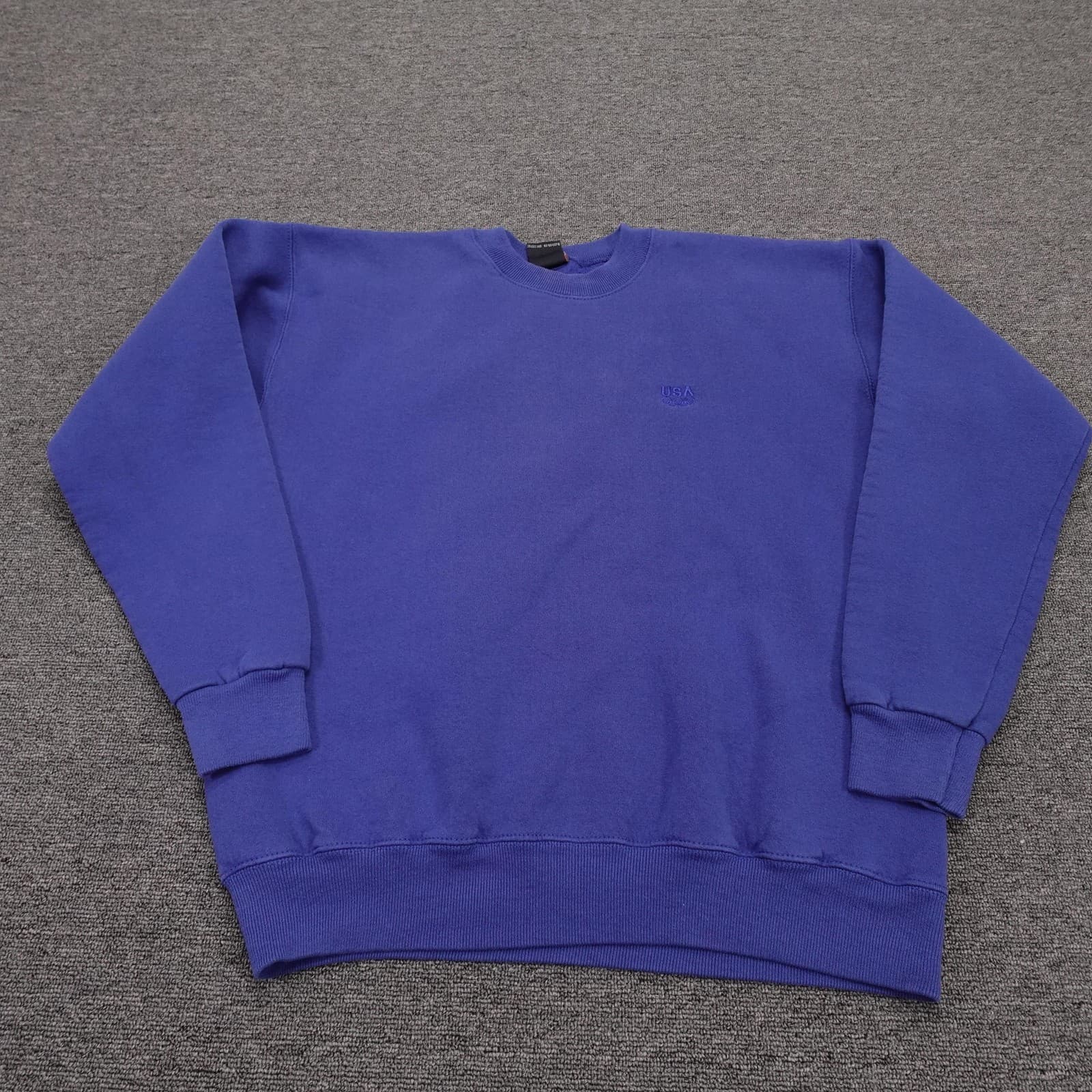 Vintage United States Sweatshirt Mens XL Blue Olympic USA Crewneck JCPenney 90s