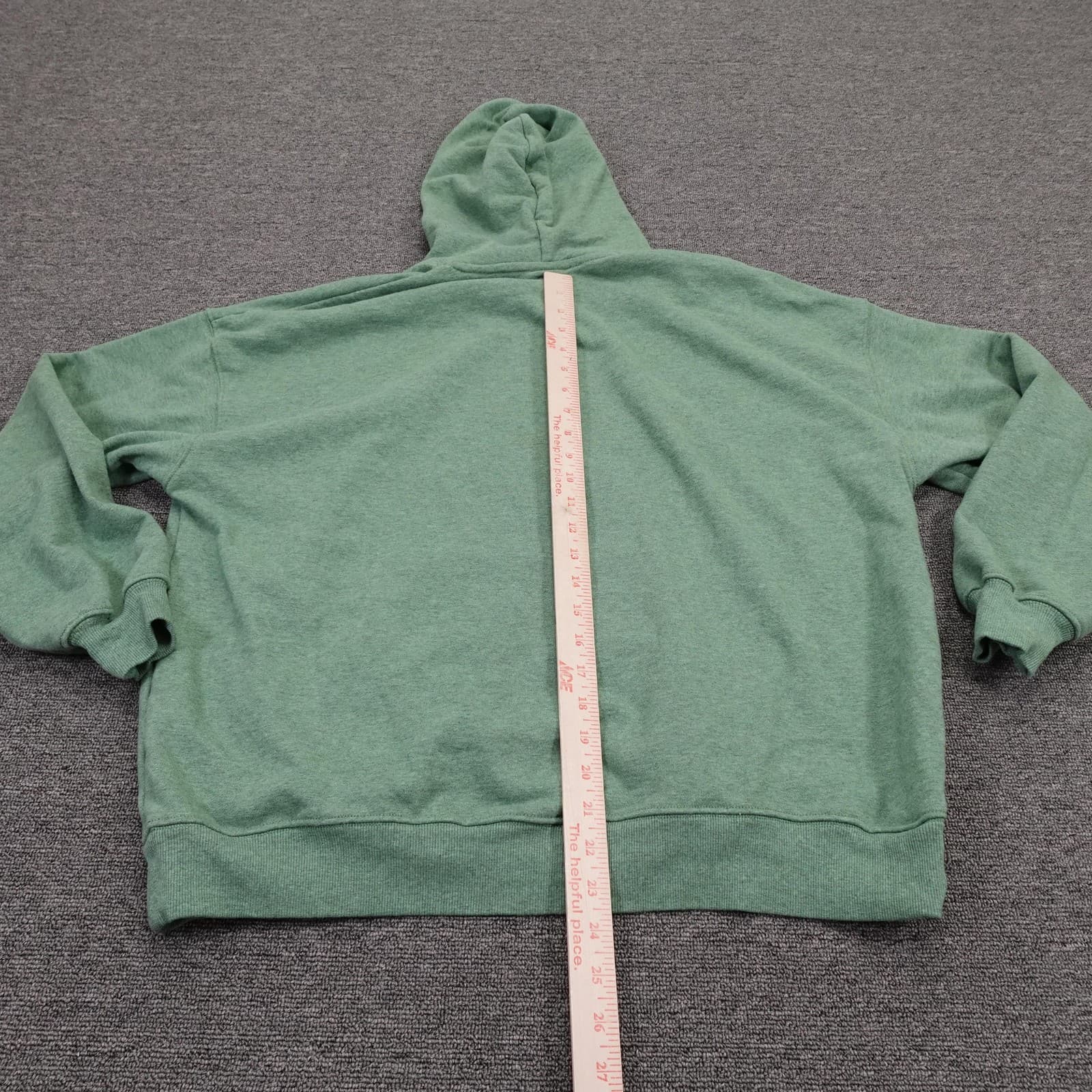 Gymshark Hoodie Mens Medium Green Rest Day Sweats Heavyweight Fleece Pullover - Thumbnail 6