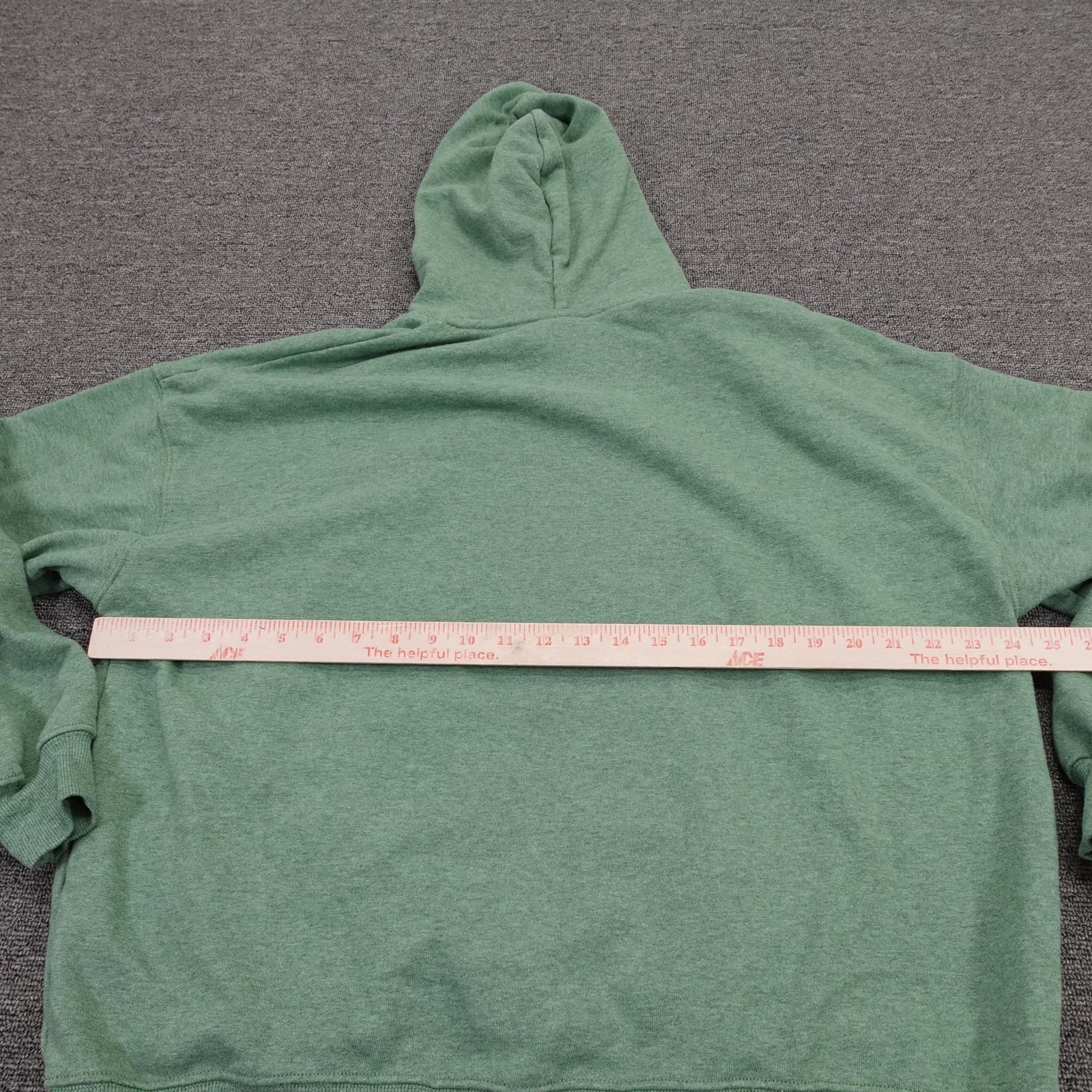 Gymshark Hoodie Mens Medium Green Rest Day Sweats Heavyweight Fleece Pullover - Thumbnail 5