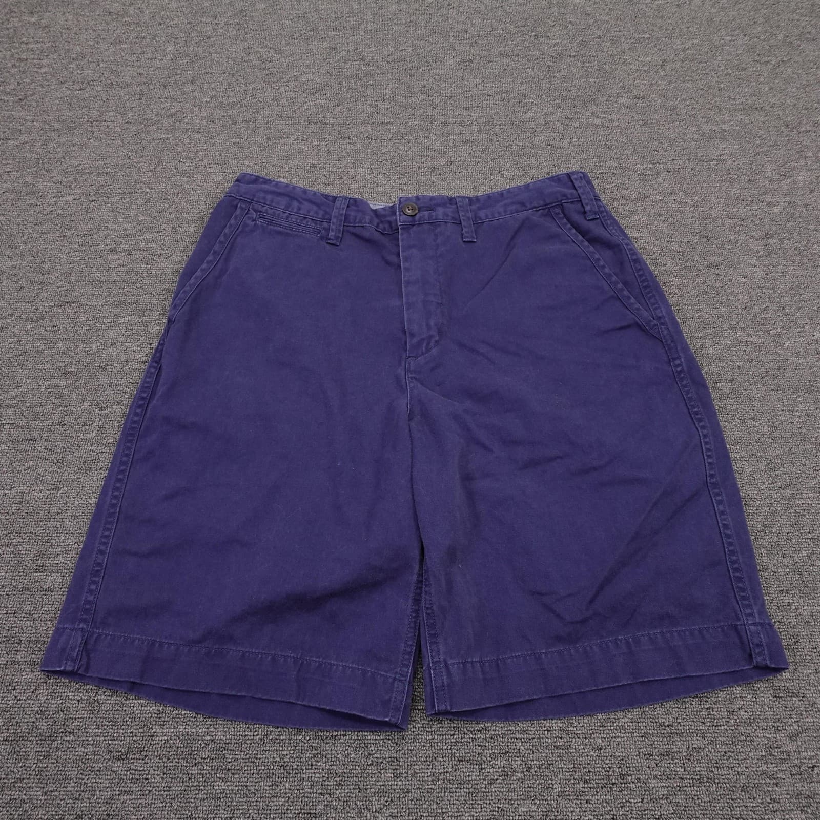 Polo Ralph Lauren Shorts Mens 32 Blue Chino Relaxed Fit 11 Inseam Cotton Casual