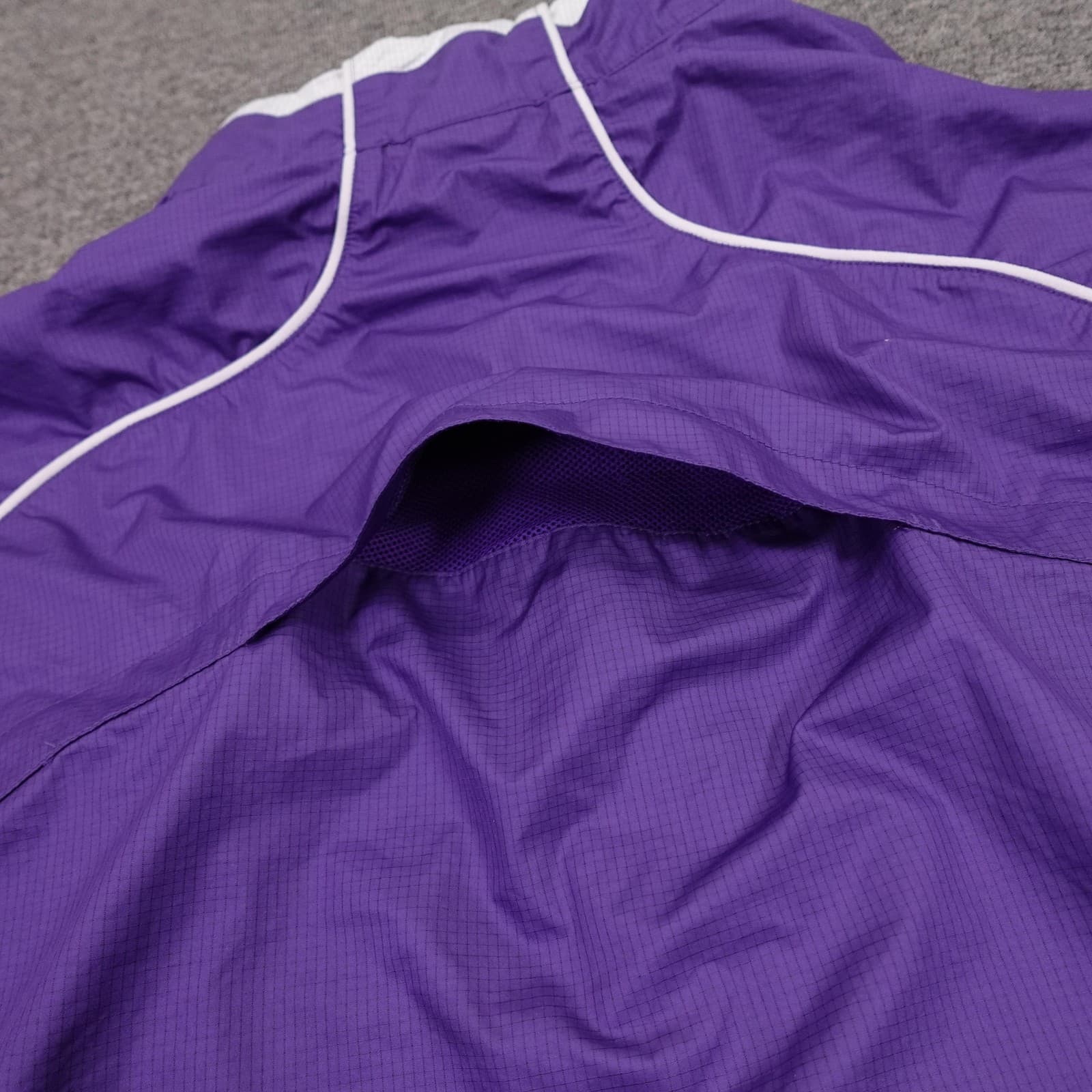Nike Storm-FIT Jacket Womens XL Purple Full Zip Lined Vent Back Windbreaker - Thumbnail 5