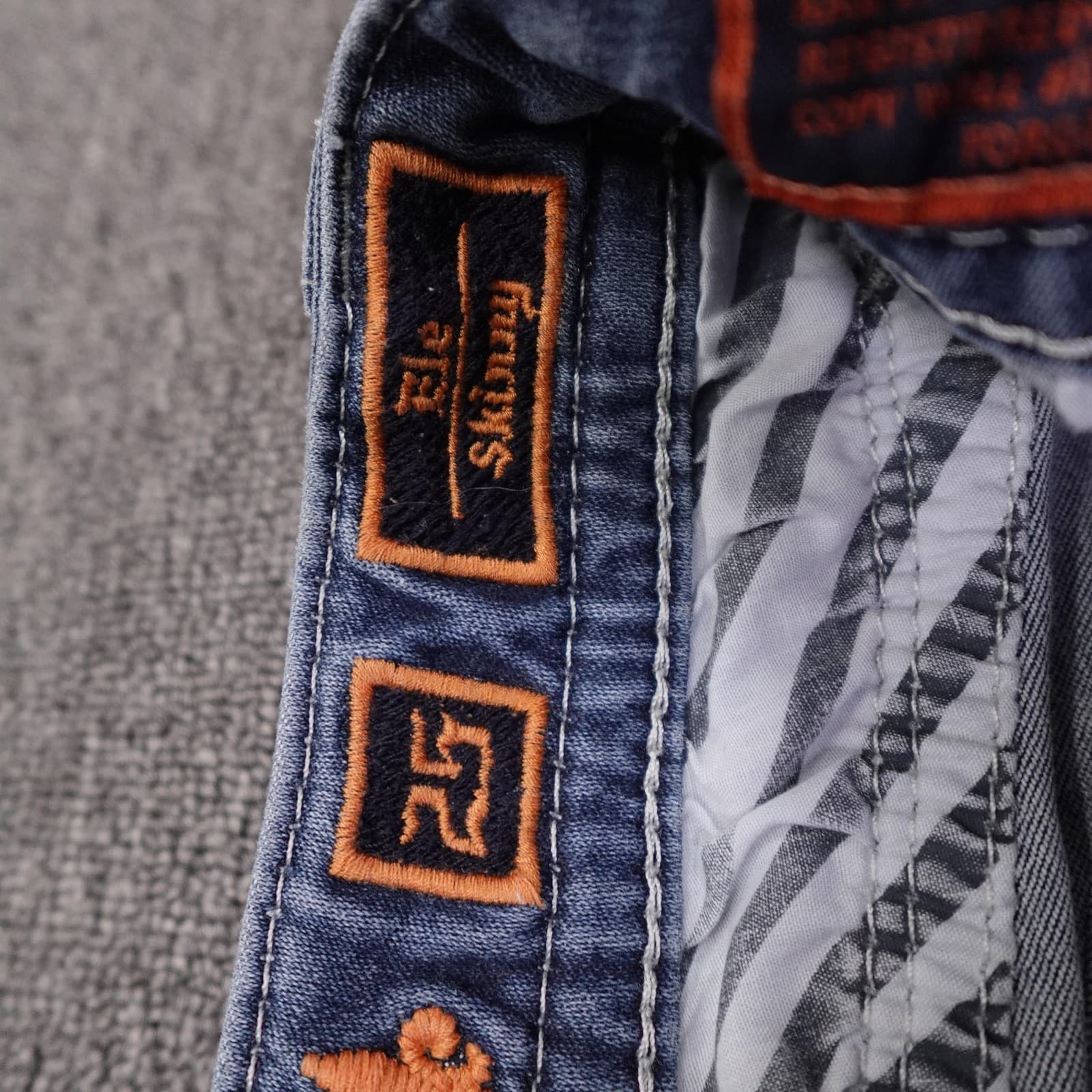 Vintage Rock Revival Jeans Womens 25 Blue Medium Wash Low Rise Skinny Y2K Denim - Thumbnail 5