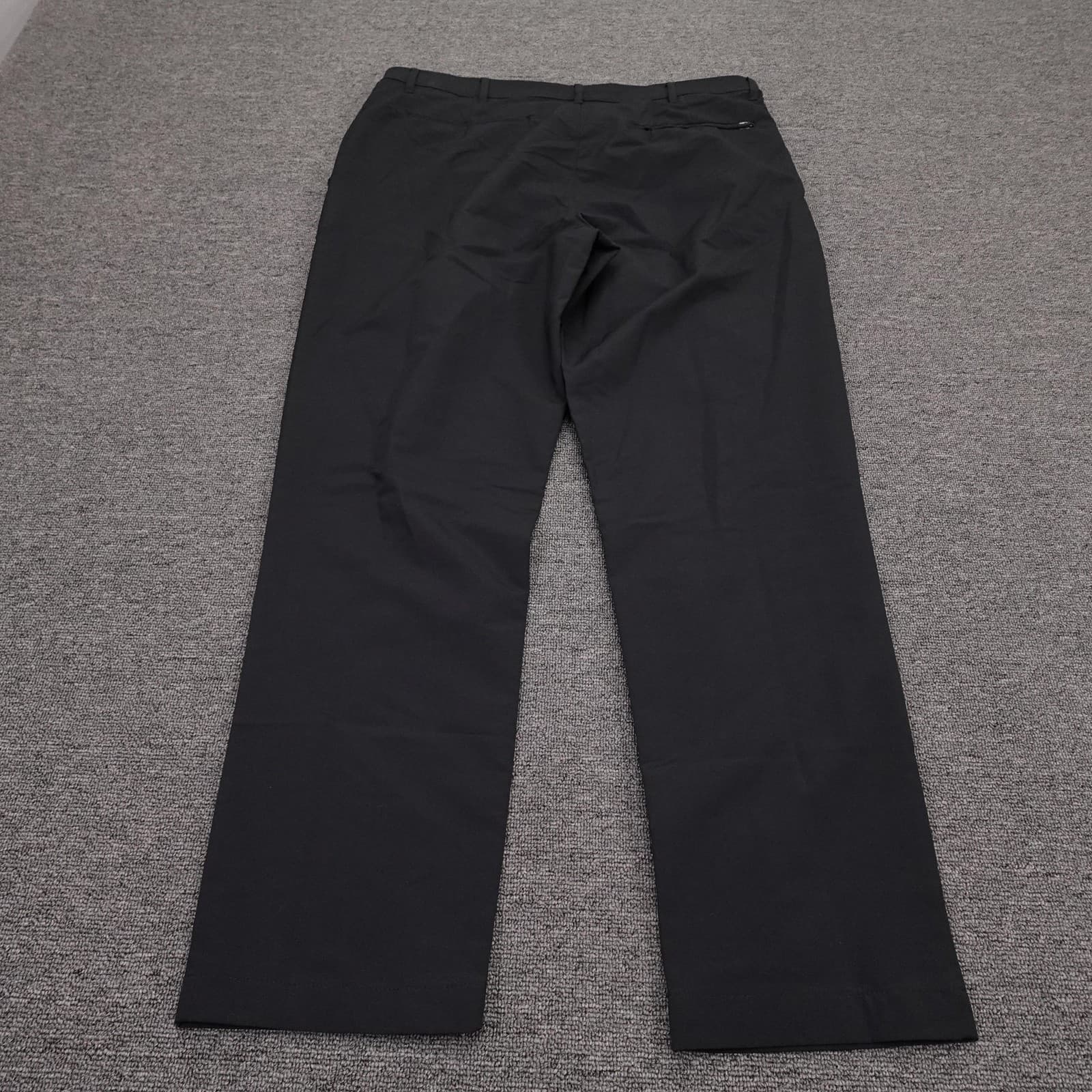 Banana Republic Pants Mens 36x29 Black Dress Microfiber Straight Leg Office - Thumbnail 7