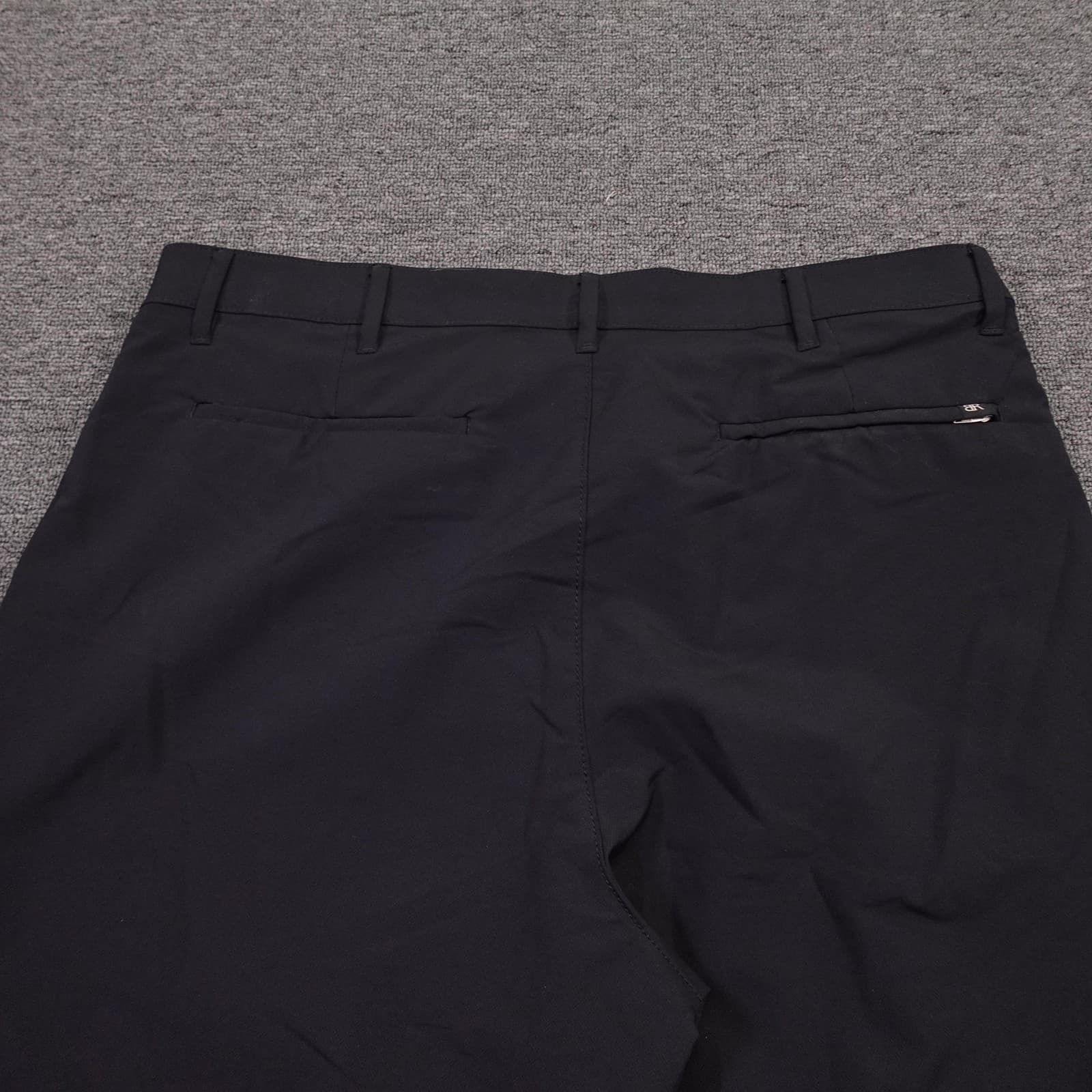 Banana Republic Pants Mens 36x29 Black Dress Microfiber Straight Leg Office - Thumbnail 5