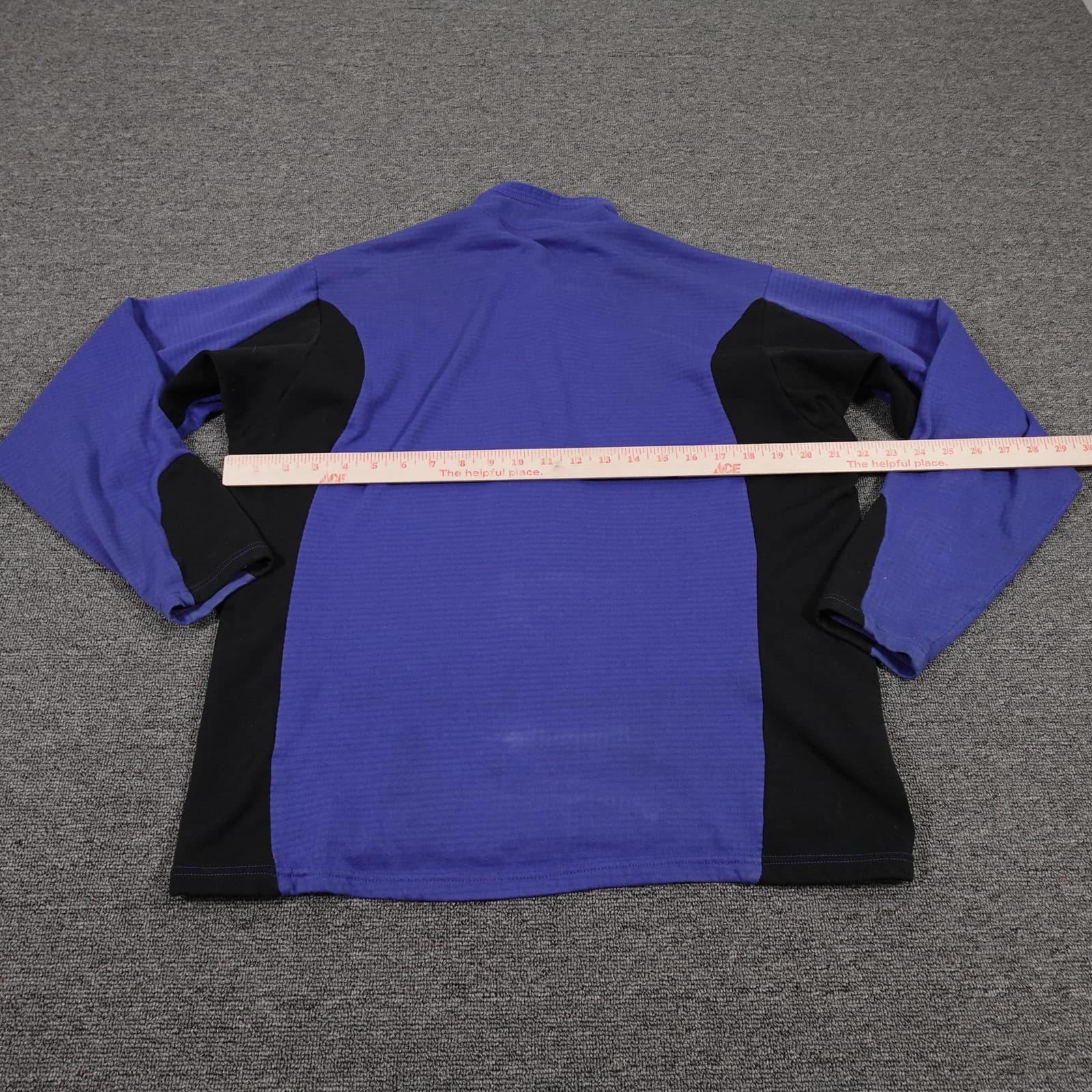 Vintage Patagonia Pullover Mens Large Blue Regulator Polartec Zip Fleece 90s - Thumbnail 7