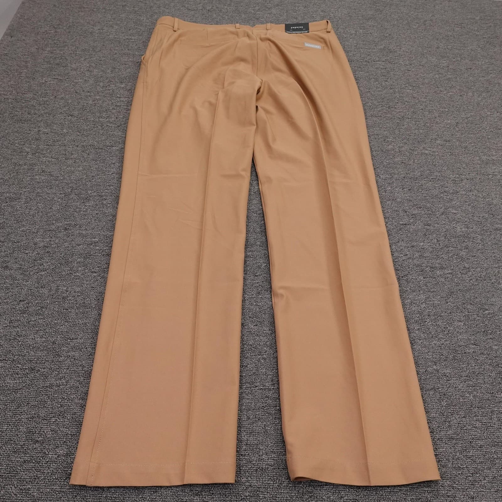 Dunning Golf Pants Mens 38x32 Beige Stretch Performance Twill Khakis Chino - Thumbnail 8