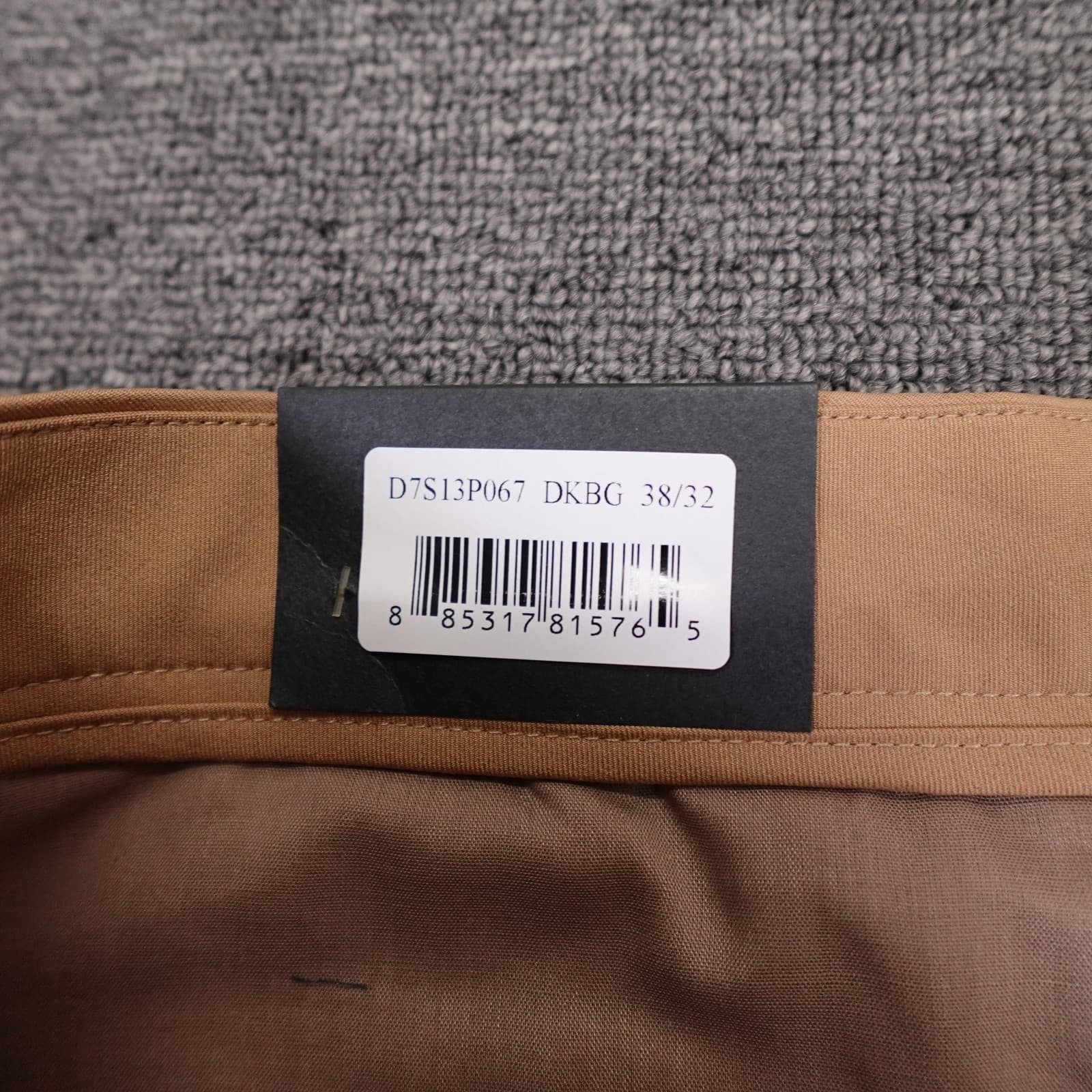 Dunning Golf Pants Mens 38x32 Beige Stretch Performance Twill Khakis Chino - Thumbnail 4