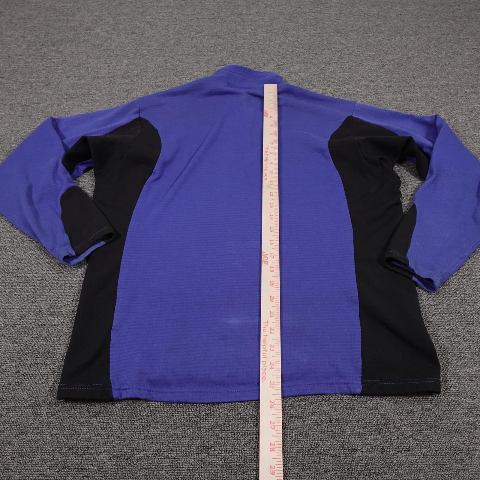 Vintage Patagonia Pullover Mens Large Blue Regulator Polartec Zip Fleece 90s - Thumbnail 9