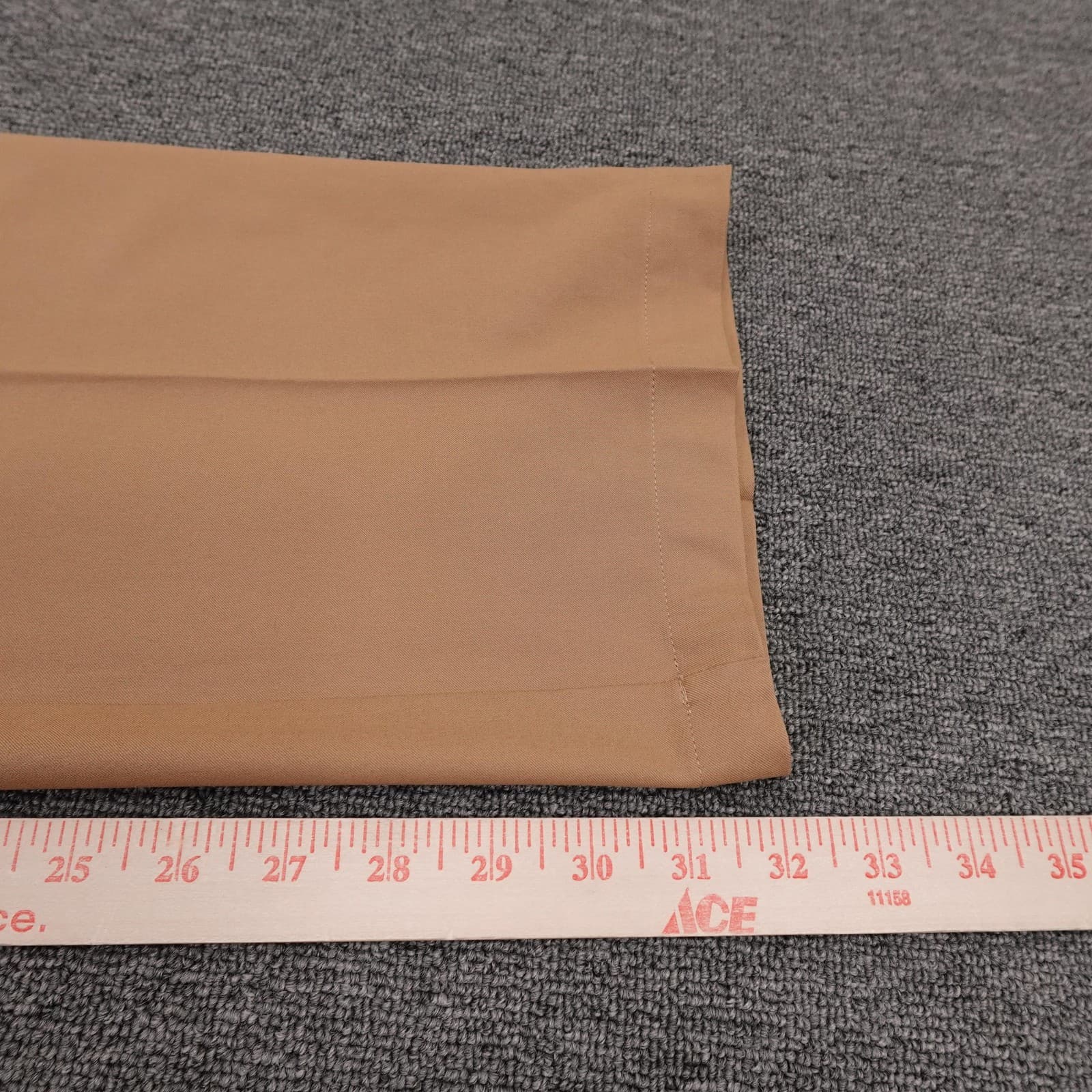 Dunning Golf Pants Mens 38x32 Beige Stretch Performance Twill Khakis Chino - Thumbnail 10