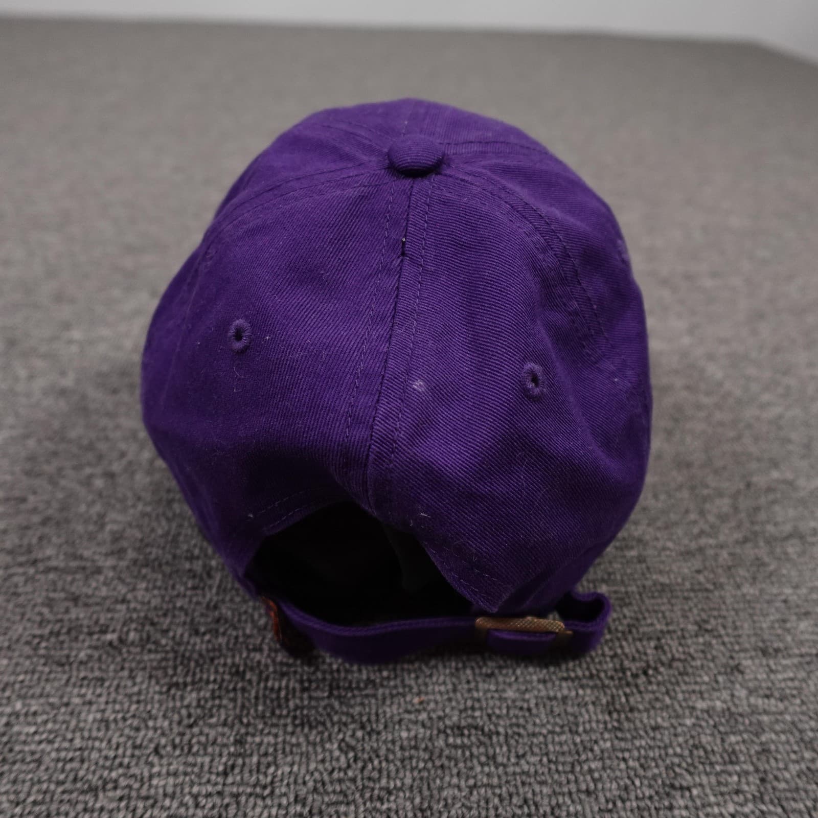 LSU Tigers Hat Cap Strap Back Mens One Size Purple Gold NCAA Football College - Thumbnail 3