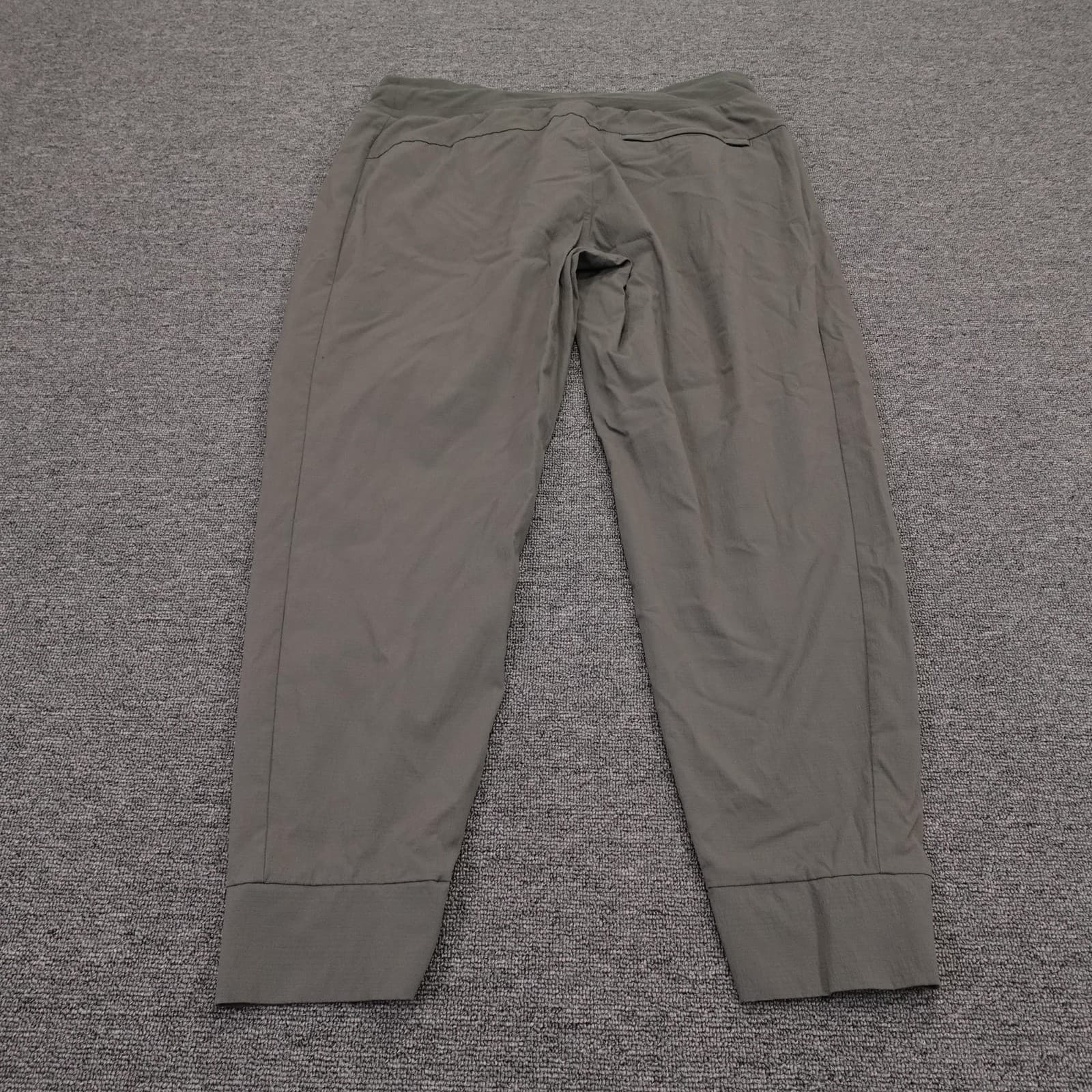 Athleta Jogger Pants Womens 14 Green Trekkie North Zip Pockets Drawstring Travel - Thumbnail 5
