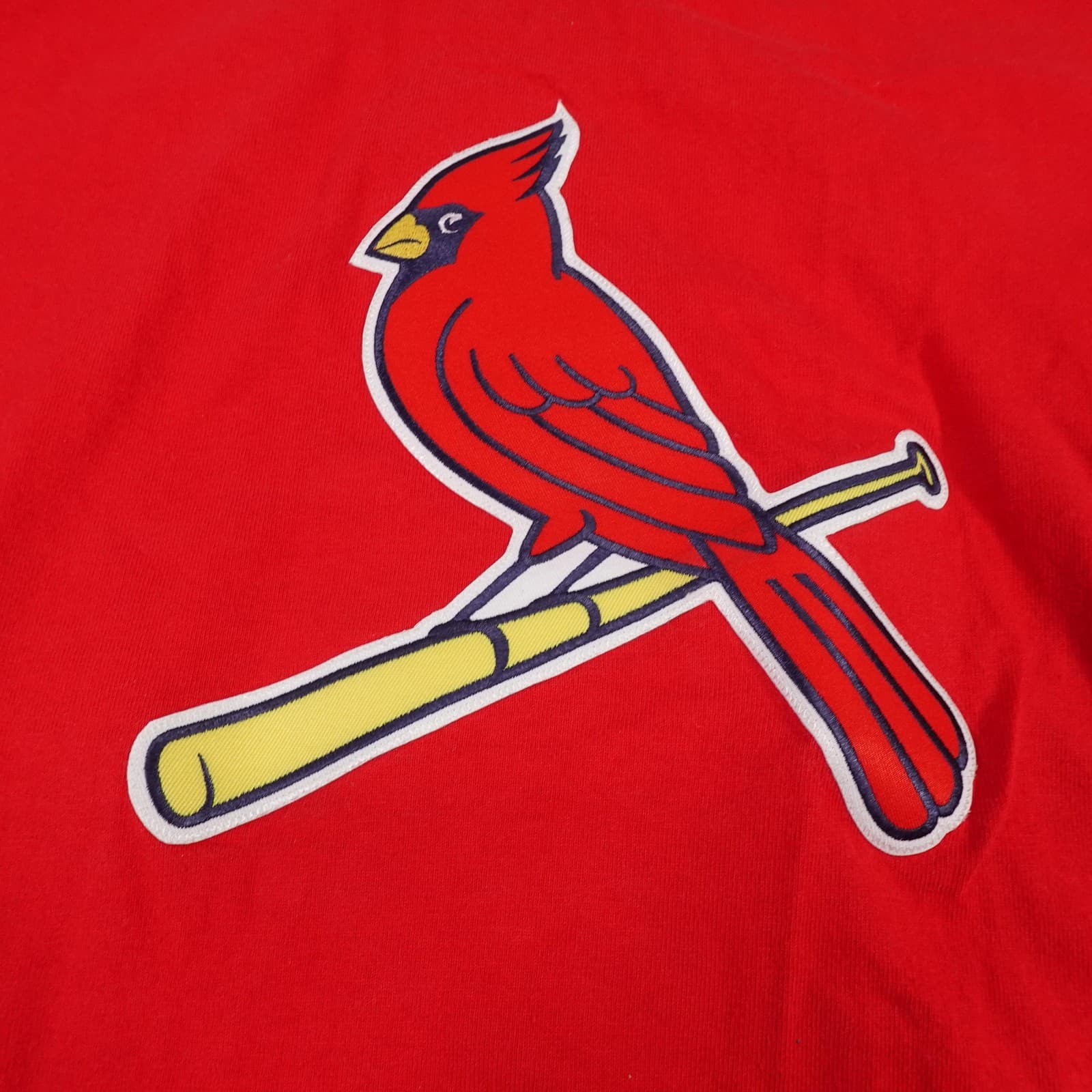 Vintage St. Louis Cardinals Shirt Mens XL Red MLB Baseball CSA Made USA 90s - Thumbnail 3