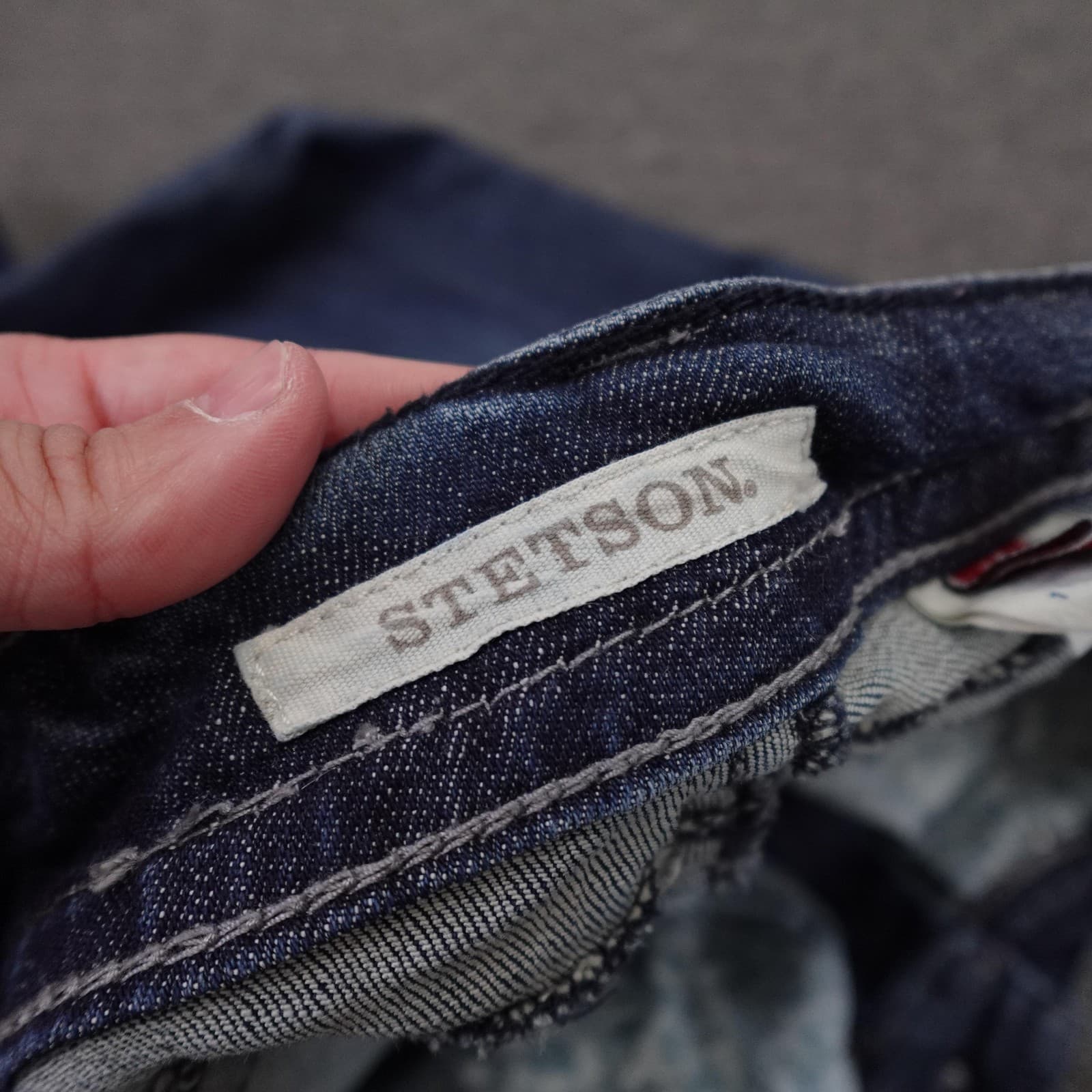 Stetson Classic Bootcut Jeans Womens 14 Short Blue Medium Wash Mid Rise 32x30 - Thumbnail 7