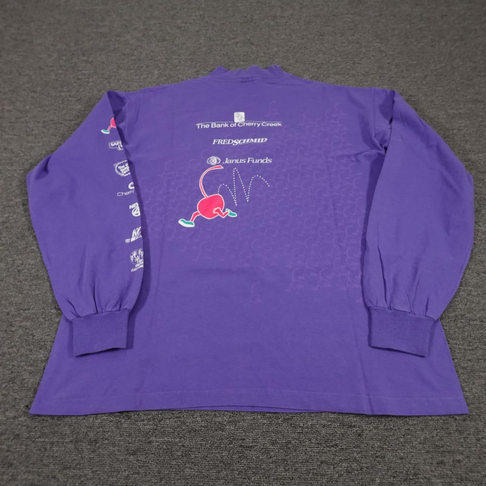 Vintage Cherry Creek Sneak Tennessee River Shirt Mens XL Purple 1992 Denver 90s - Thumbnail 10