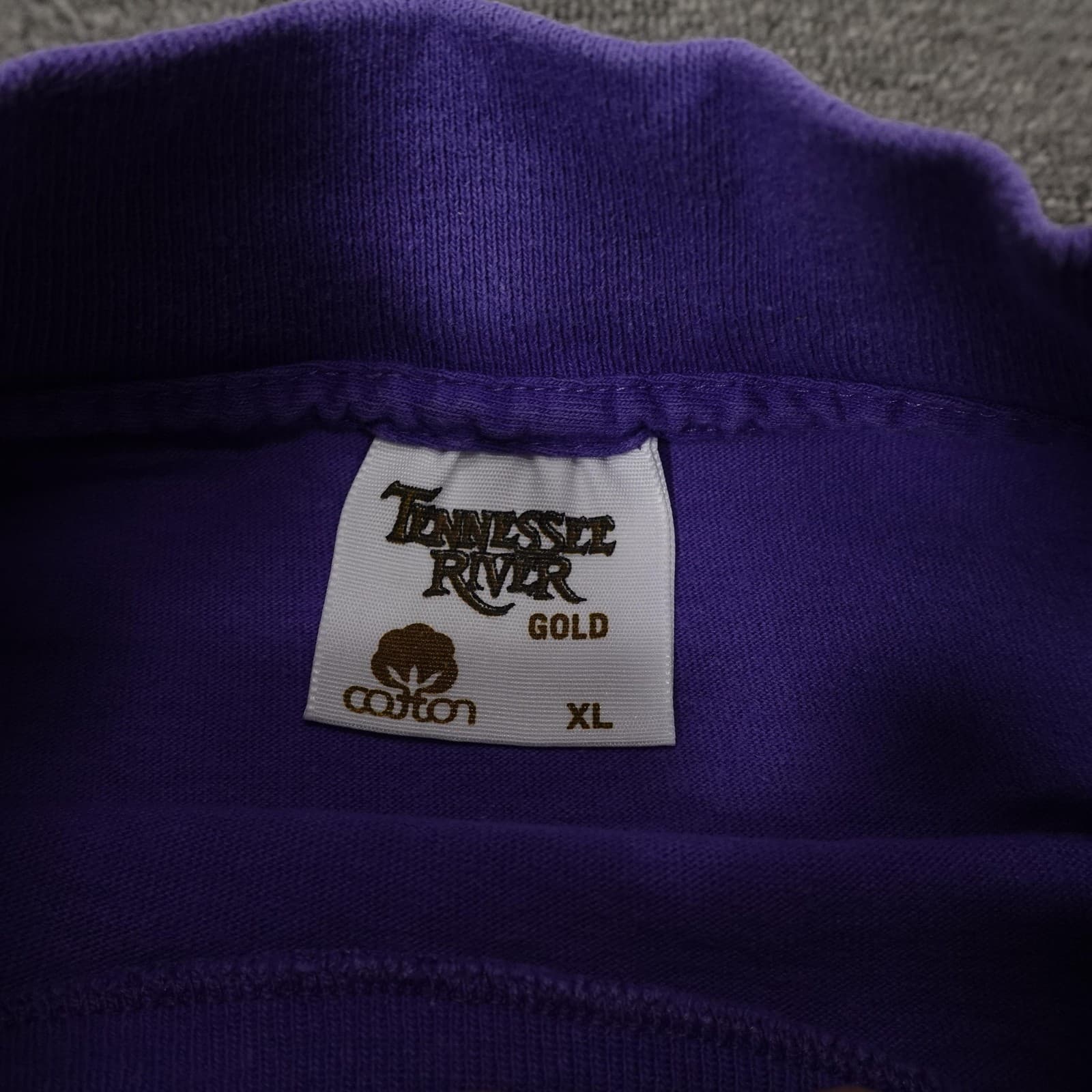 Vintage Cherry Creek Sneak Tennessee River Shirt Mens XL Purple 1992 Denver 90s - Thumbnail 4
