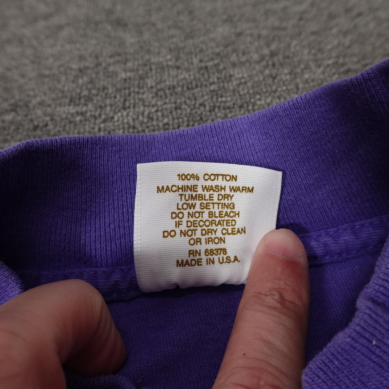 Vintage Cherry Creek Sneak Tennessee River Shirt Mens XL Purple 1992 Denver 90s - Thumbnail 5