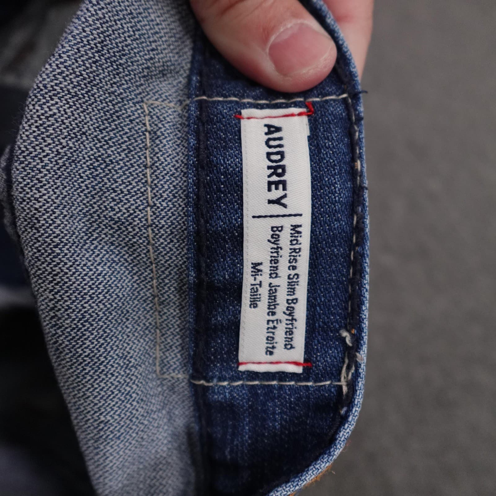 True Religion Audrey Jeans Womens 23 Blue Wash Mid Rise Slim Boyfriend Denim - Thumbnail 7