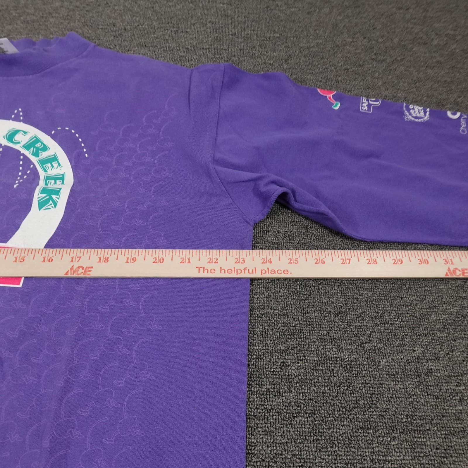 Vintage Cherry Creek Sneak Tennessee River Shirt Mens XL Purple 1992 Denver 90s - Thumbnail 7