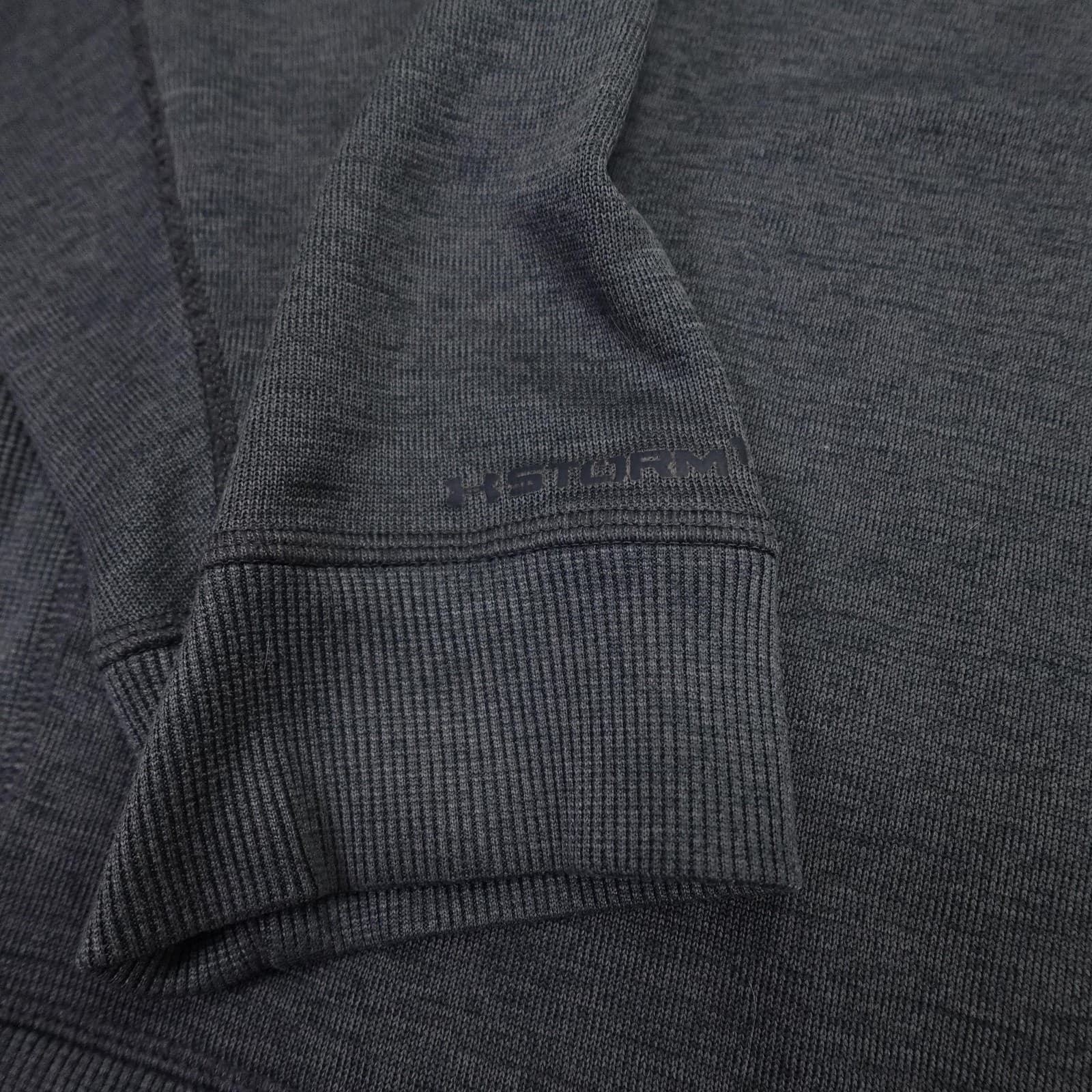 Under Armour Sweatshirt Mens 2XL Gray Storm ColdGear 1/4 Zip Pullover Fleece - Thumbnail 3