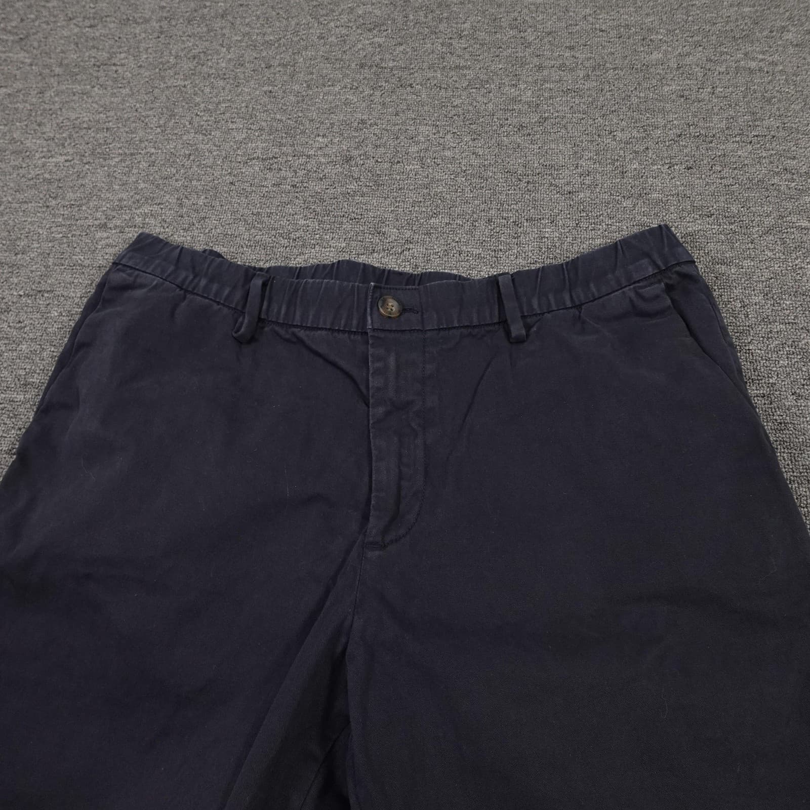 Bearbottom Clothing Pants Mens 34x30 Blue Stretch Chino Elastic Waist Casual - Thumbnail 2
